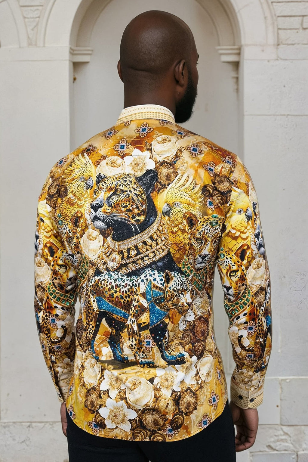 Glowgaiter Rhinestone Long Sleeve Shirt