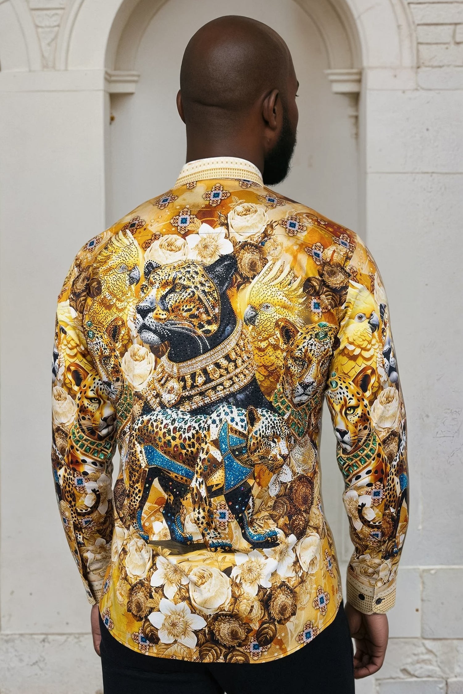 Glowgaiter Rhinestone Long Sleeve Shirt