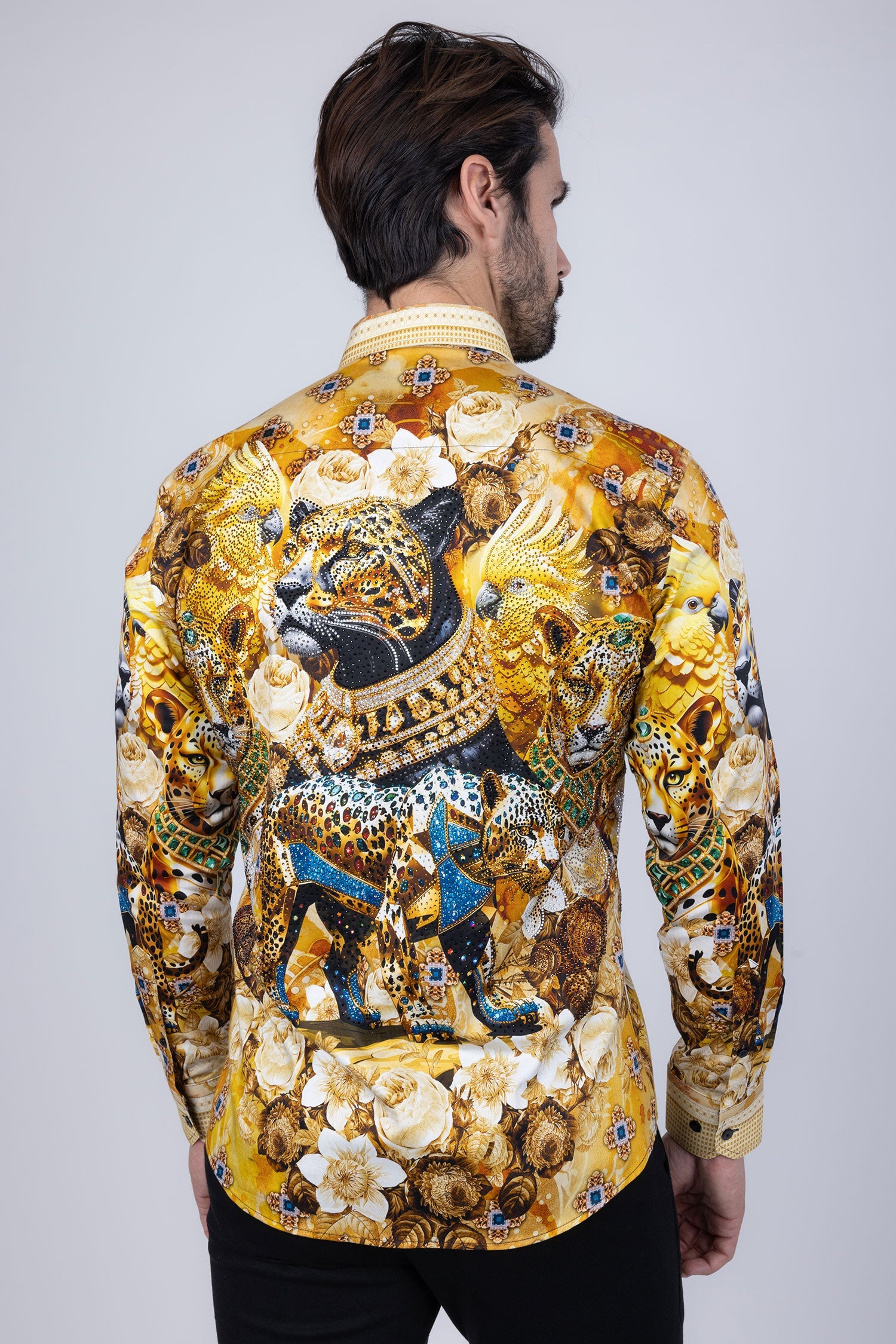 Glowgaiter Rhinestone Long Sleeve Shirt