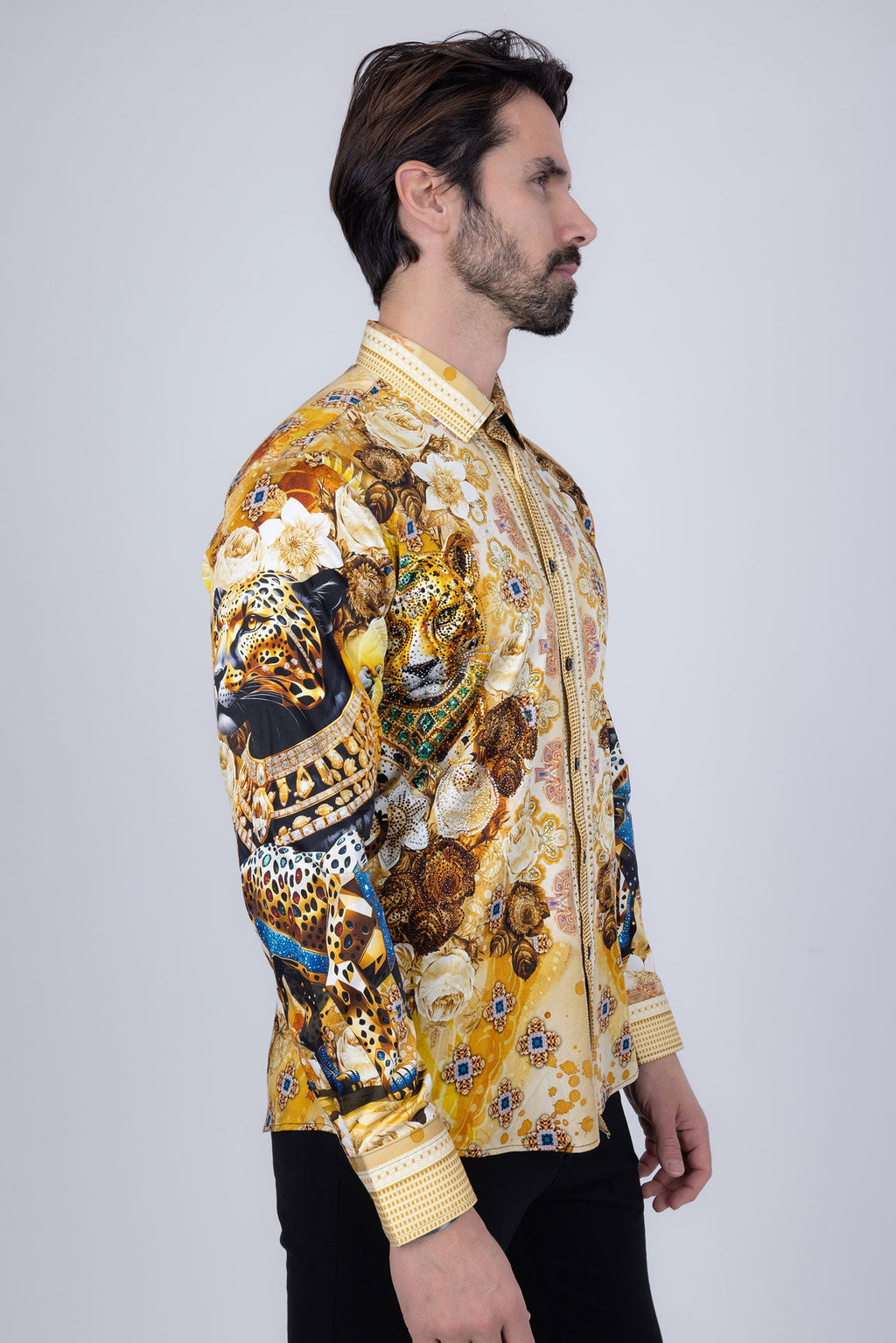 Glowgaiter Rhinestone Long Sleeve Shirt