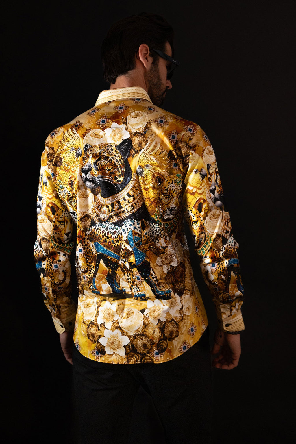 Glowgaiter Rhinestone Long Sleeve Shirt