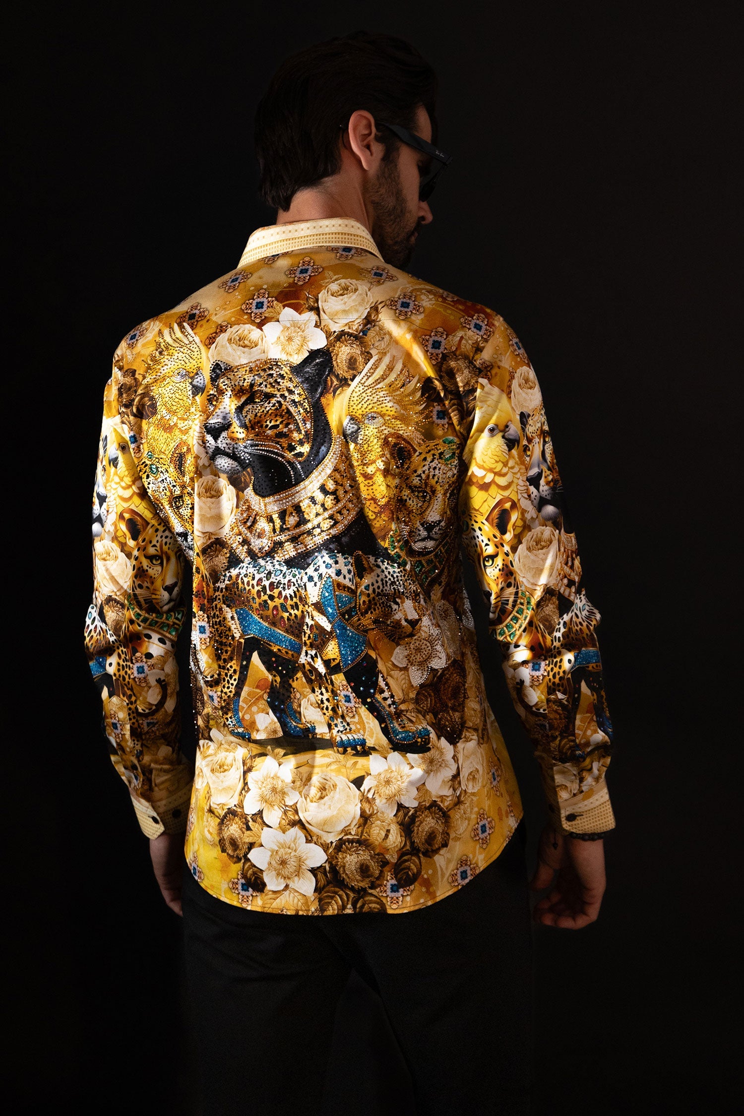 Glowgaiter Rhinestone Long Sleeve Shirt