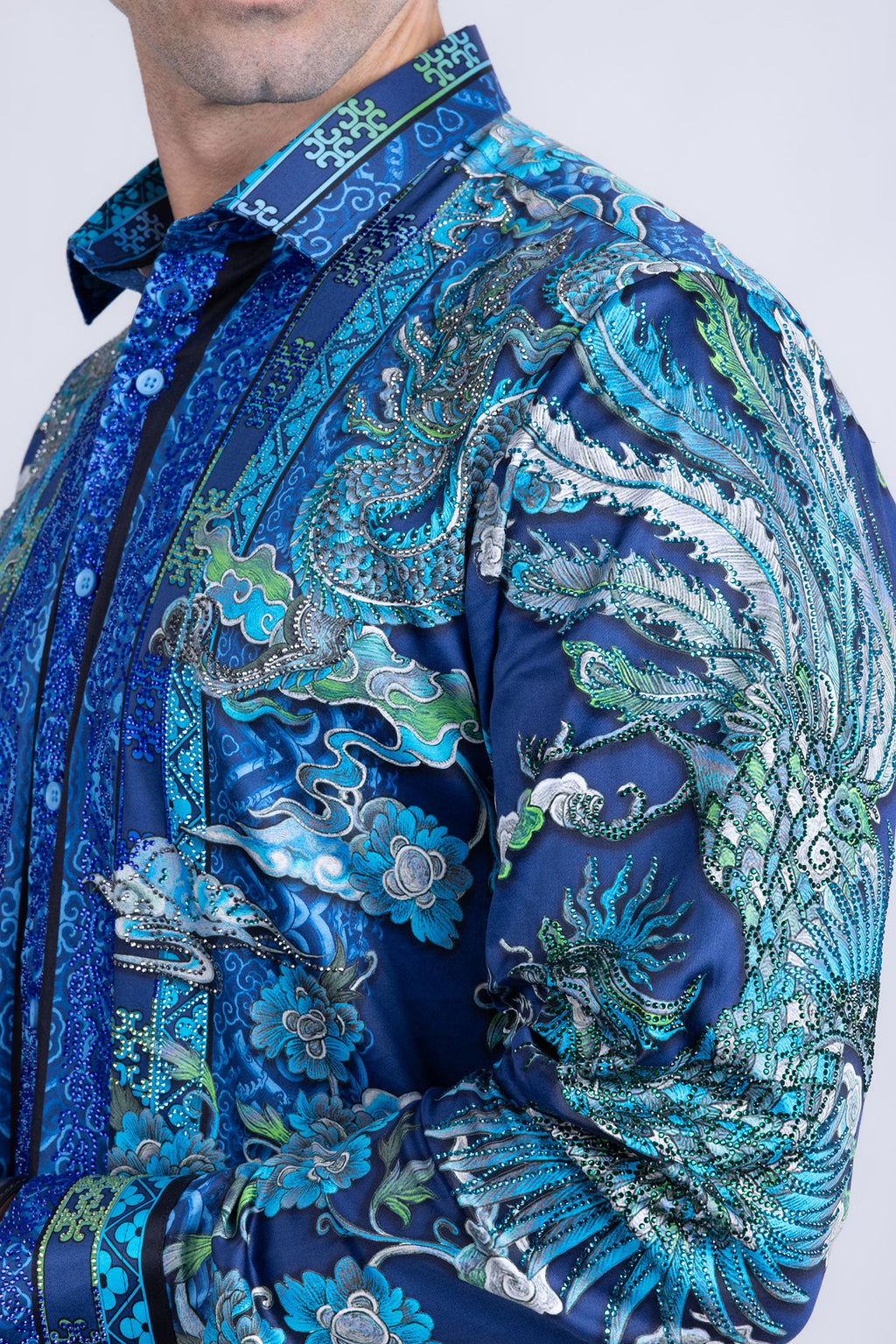 Flitstitch Rhinestone Long Sleeve Shirt