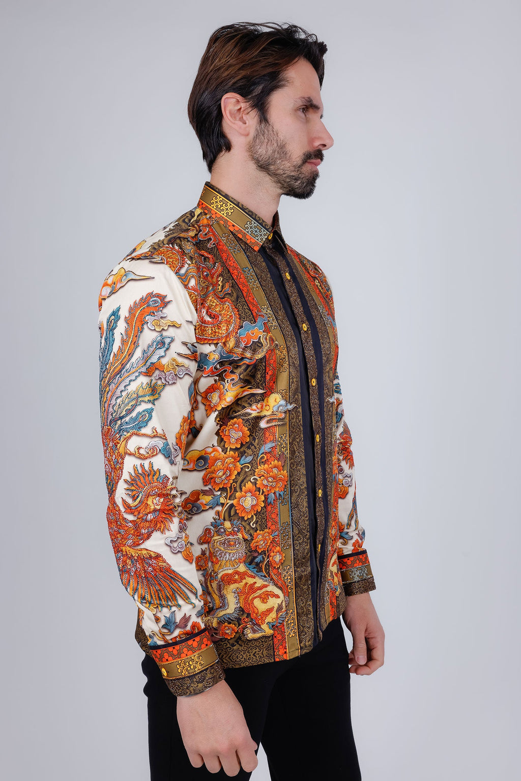 Flitstitch Rhinestone Long Sleeve Shirt