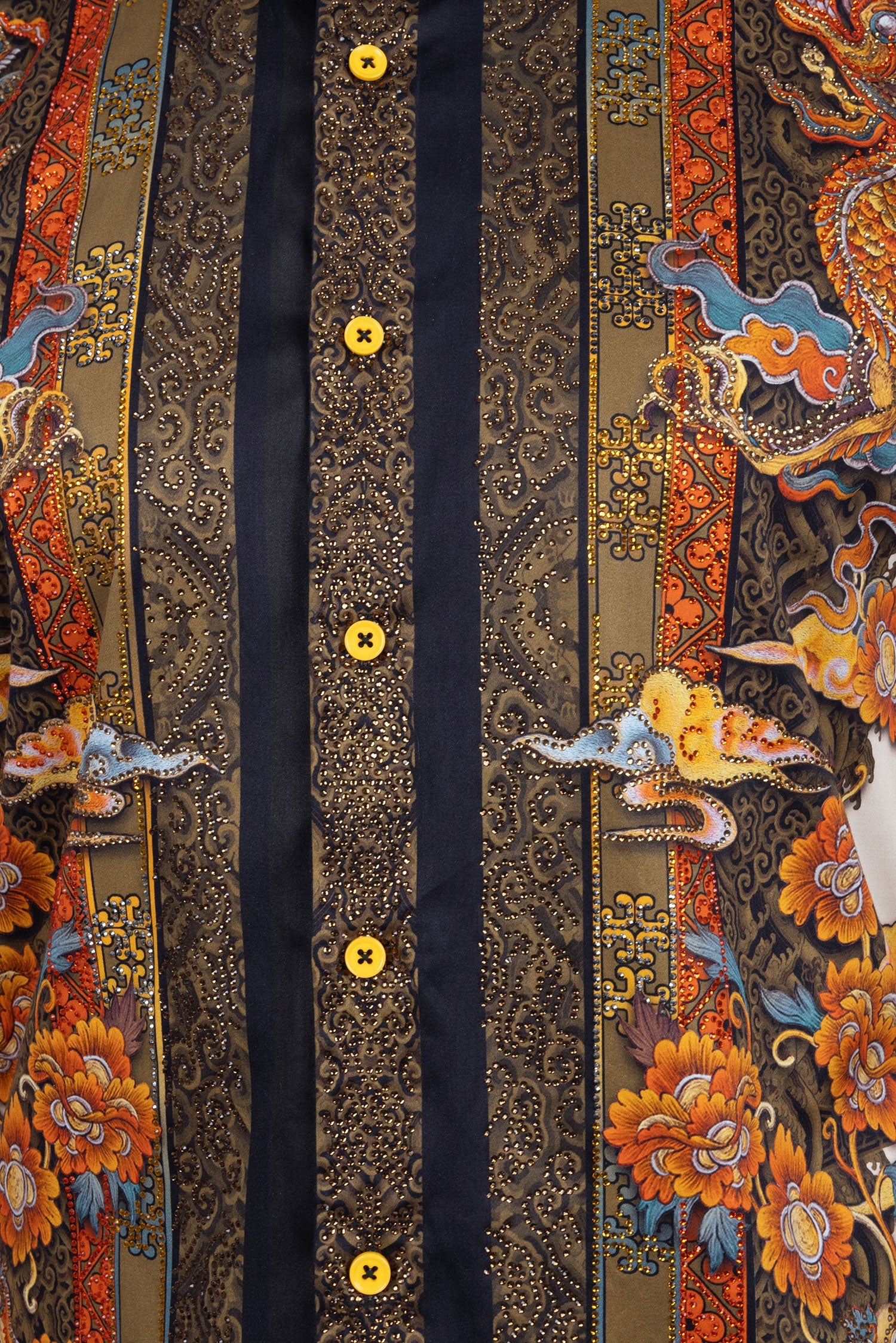 Flitstitch Rhinestone Long Sleeve Shirt