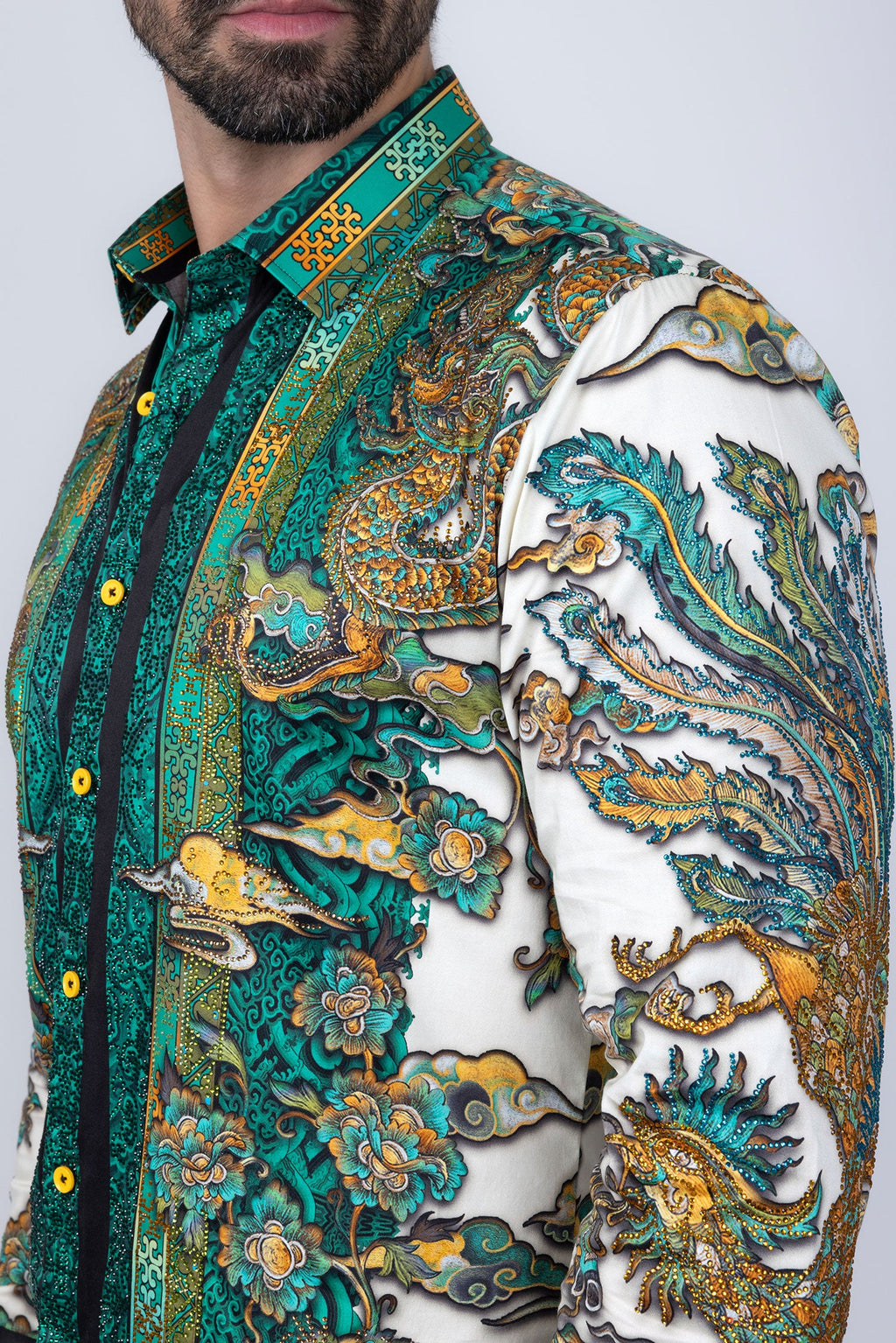 Flitstitch Rhinestone Long Sleeve Shirt