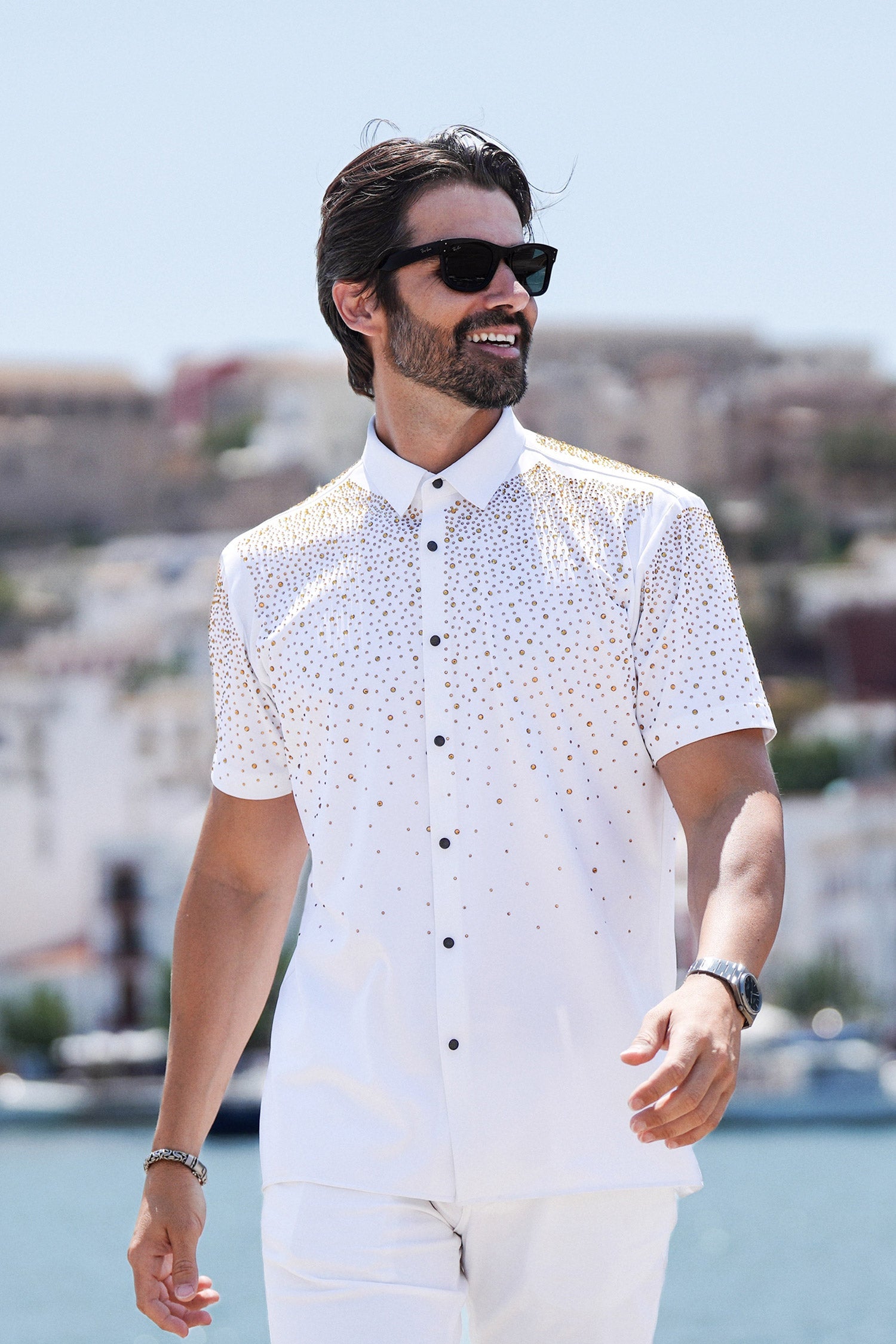 Edgy Bandwagon Short Sleeve Shirts