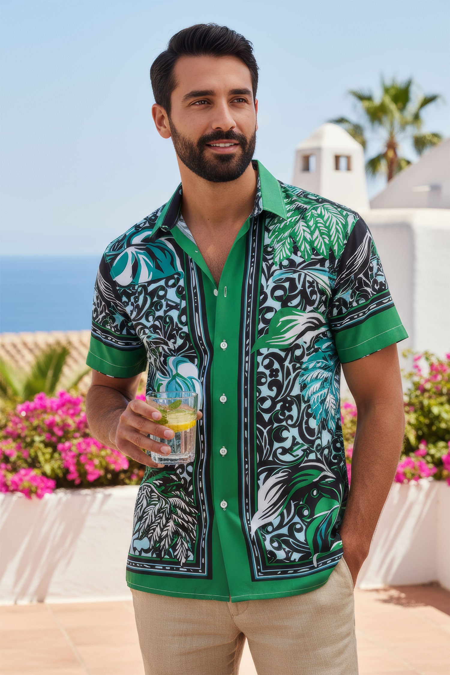 Summer Genoa Short Sleeve Shirt