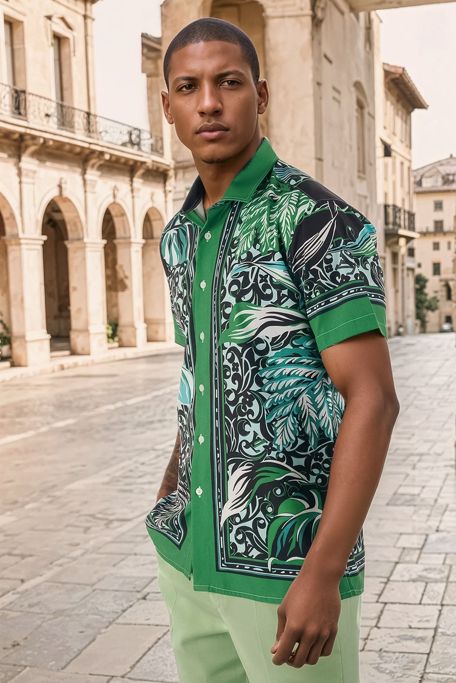 Summer Genoa Short Sleeve Shirt