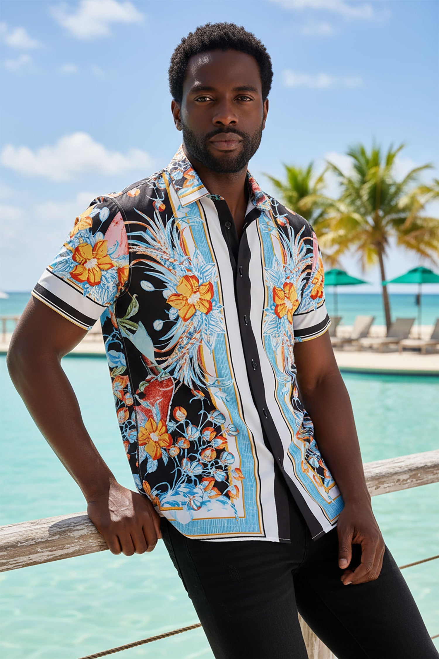 Flossy Novelty Short Sleeve Shirt