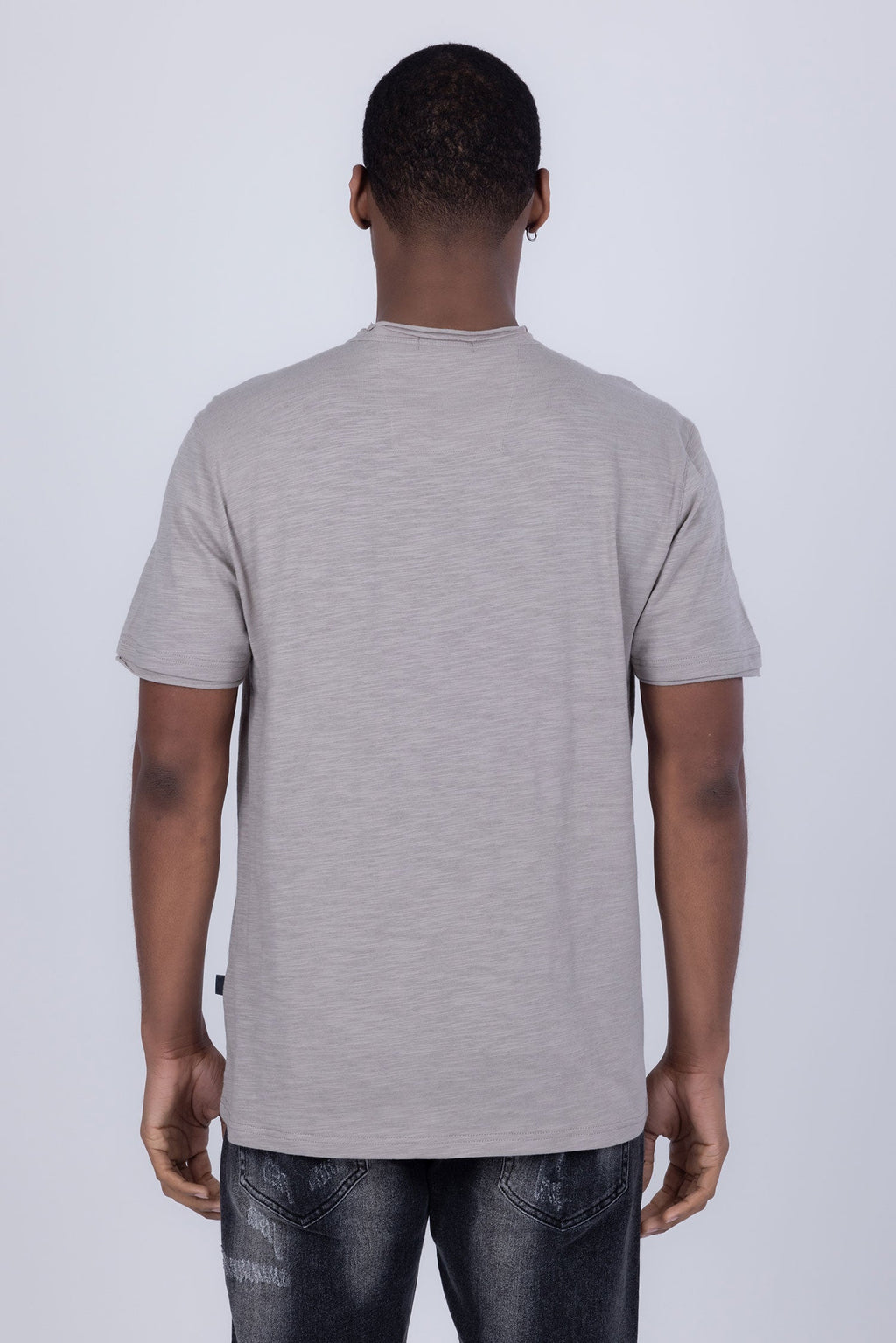 Agra V-Neck Solid T-Shirt