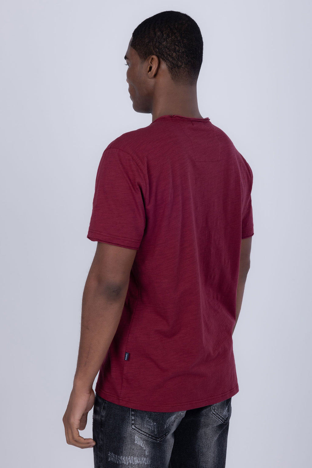 Agra V-Neck Solid T-Shirt