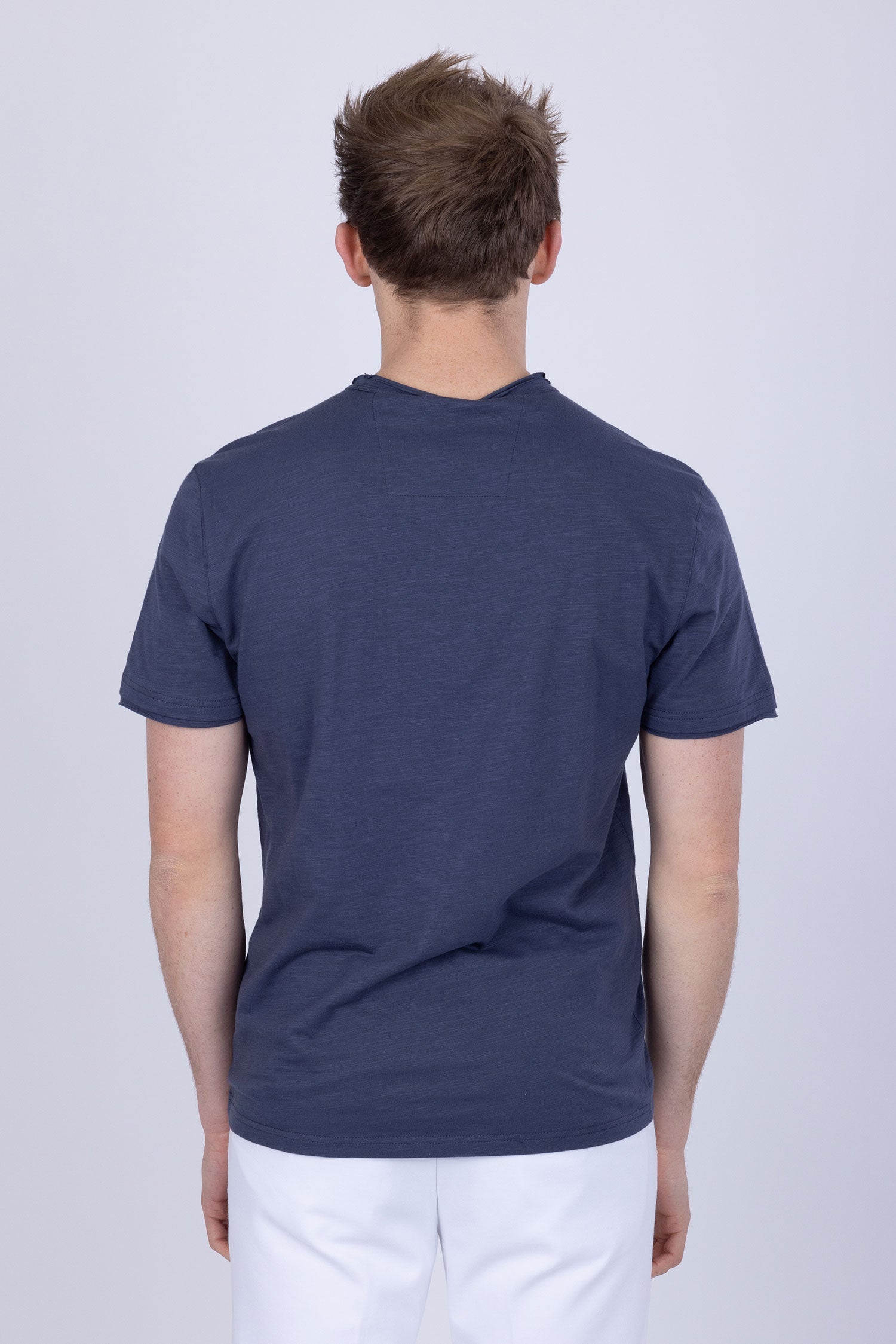 Agra V-Neck Solid T-Shirt