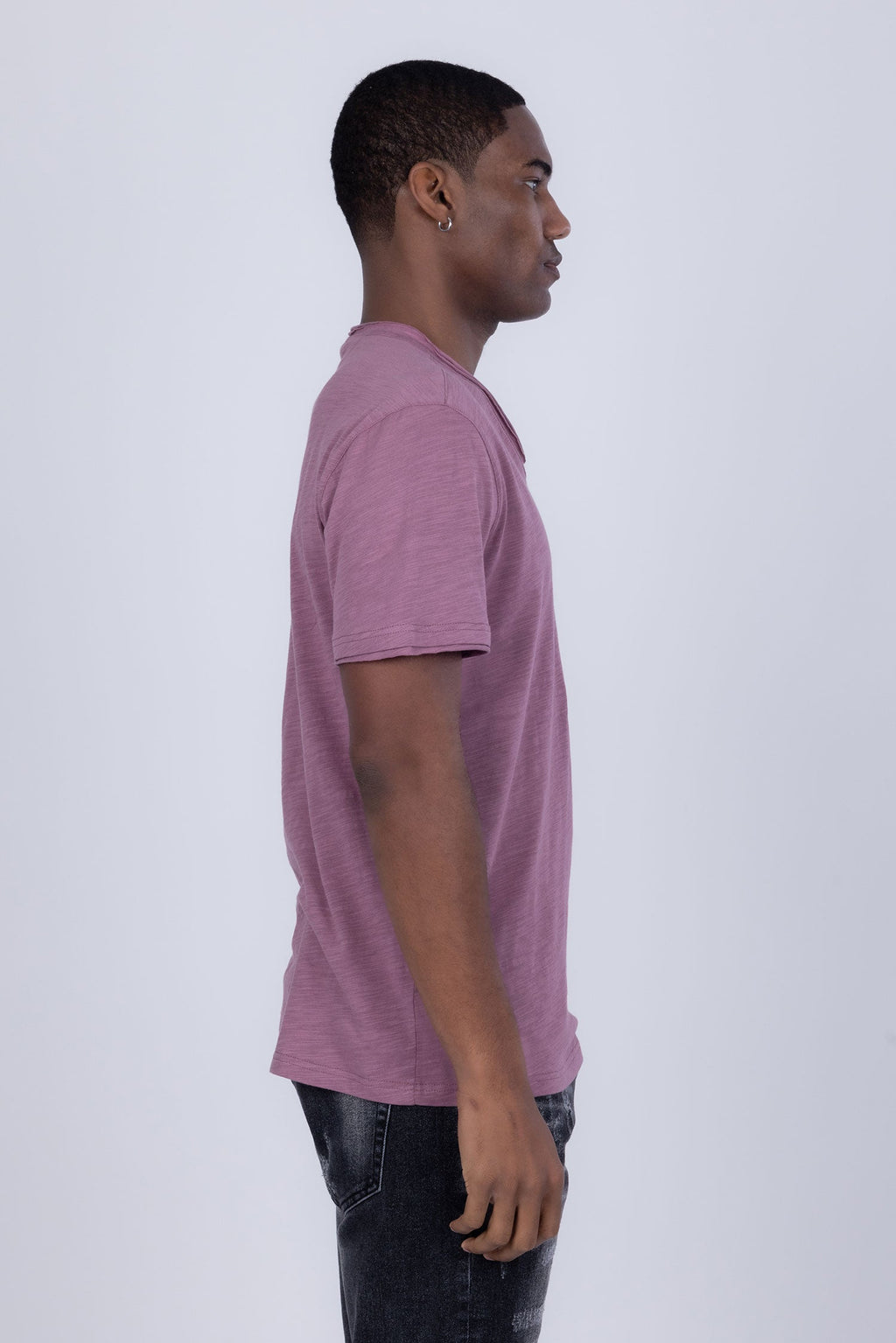 Agra V-Neck Solid T-Shirt