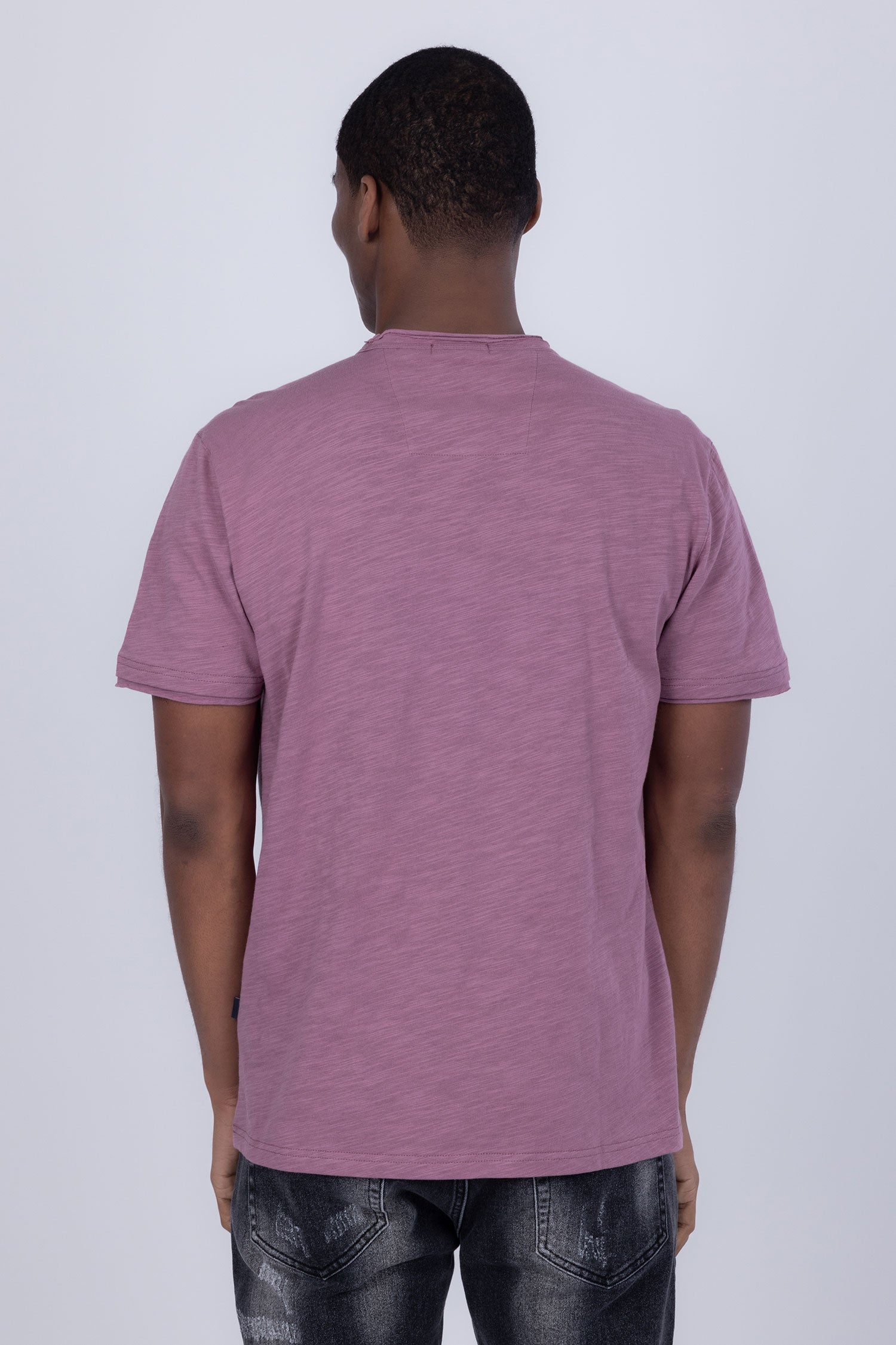 Agra V-Neck Solid T-Shirt