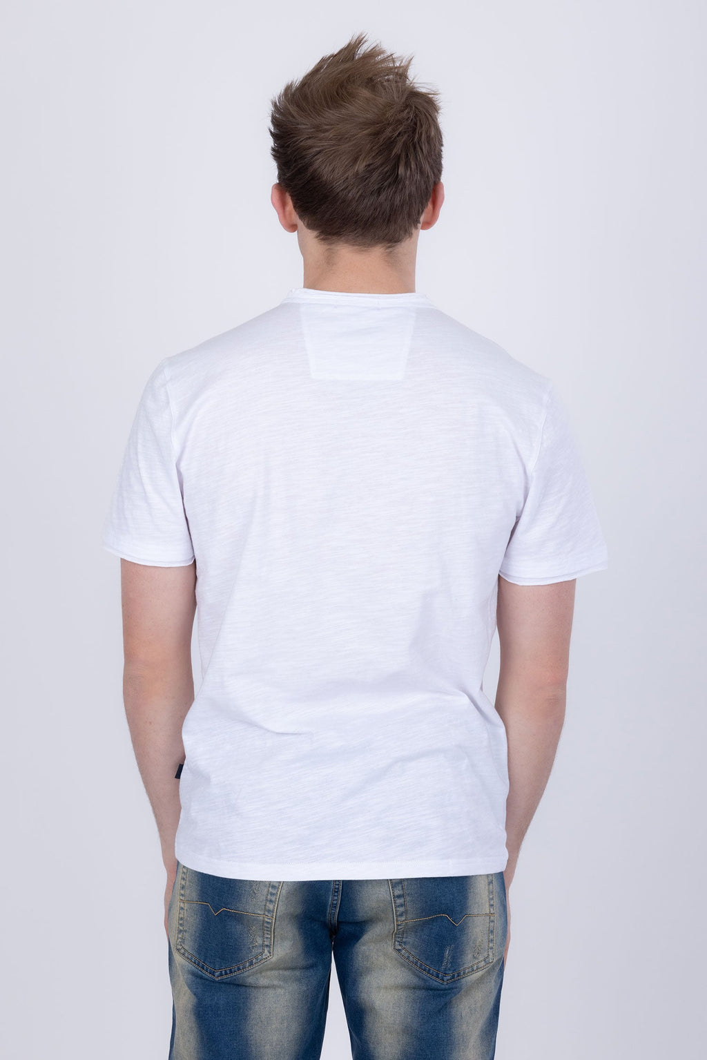 Agra V-Neck Solid T-Shirt