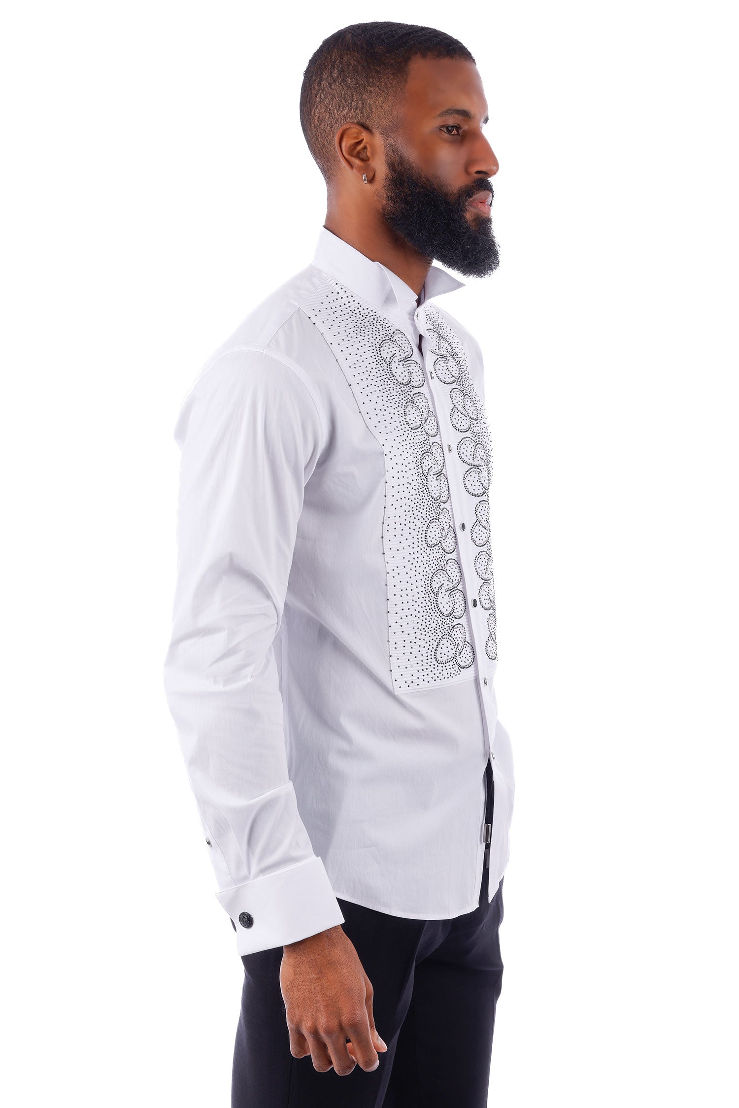Symmetrical Tracing Long Sleeve Shirt