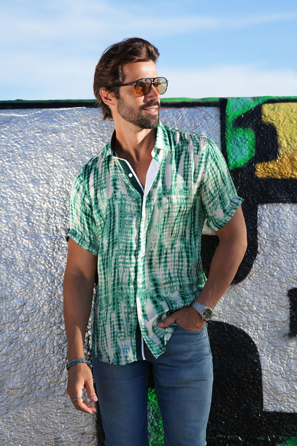 Flashy Fervor Short Sleeve Shirts