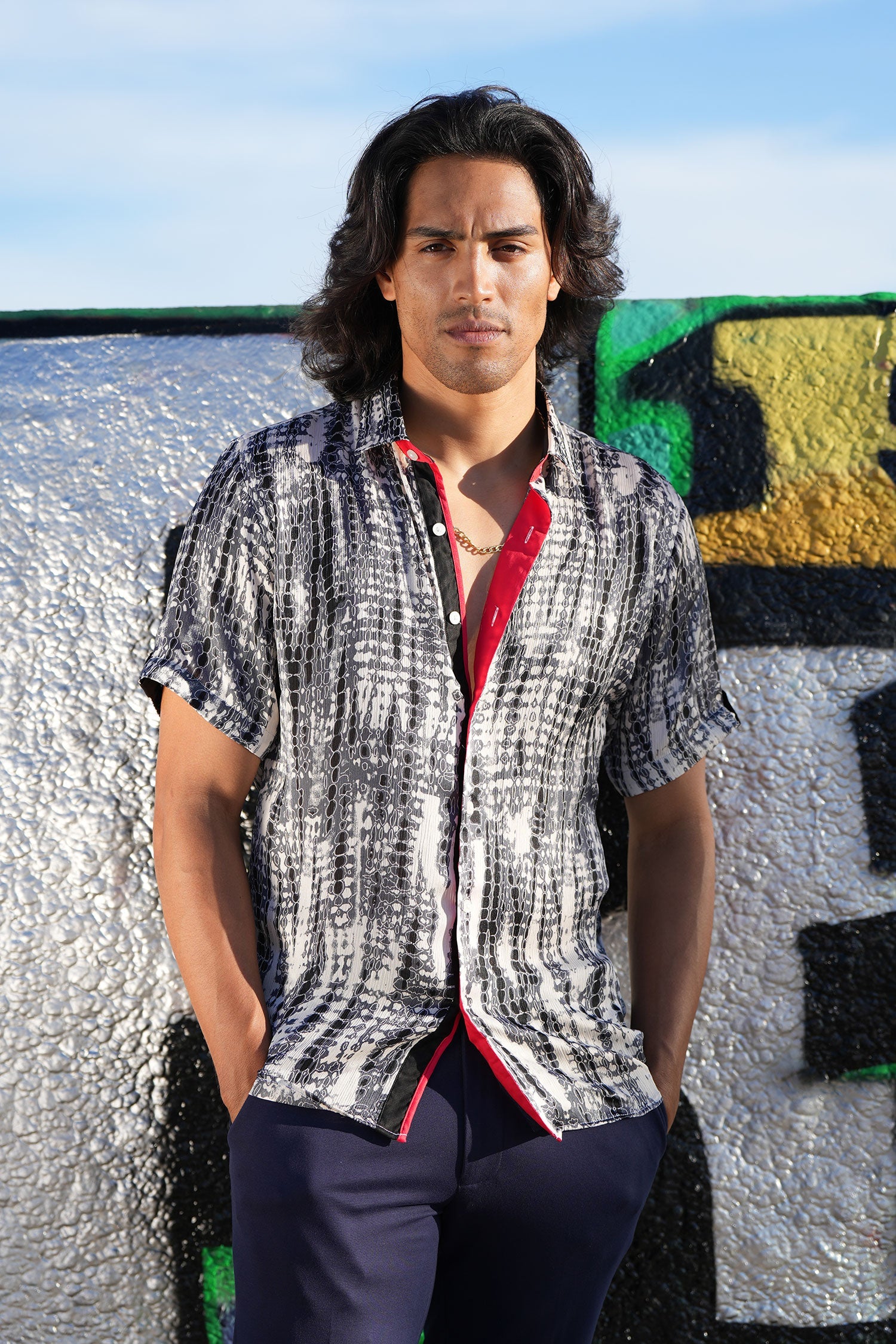 Flashy Fervor Short Sleeve Shirts