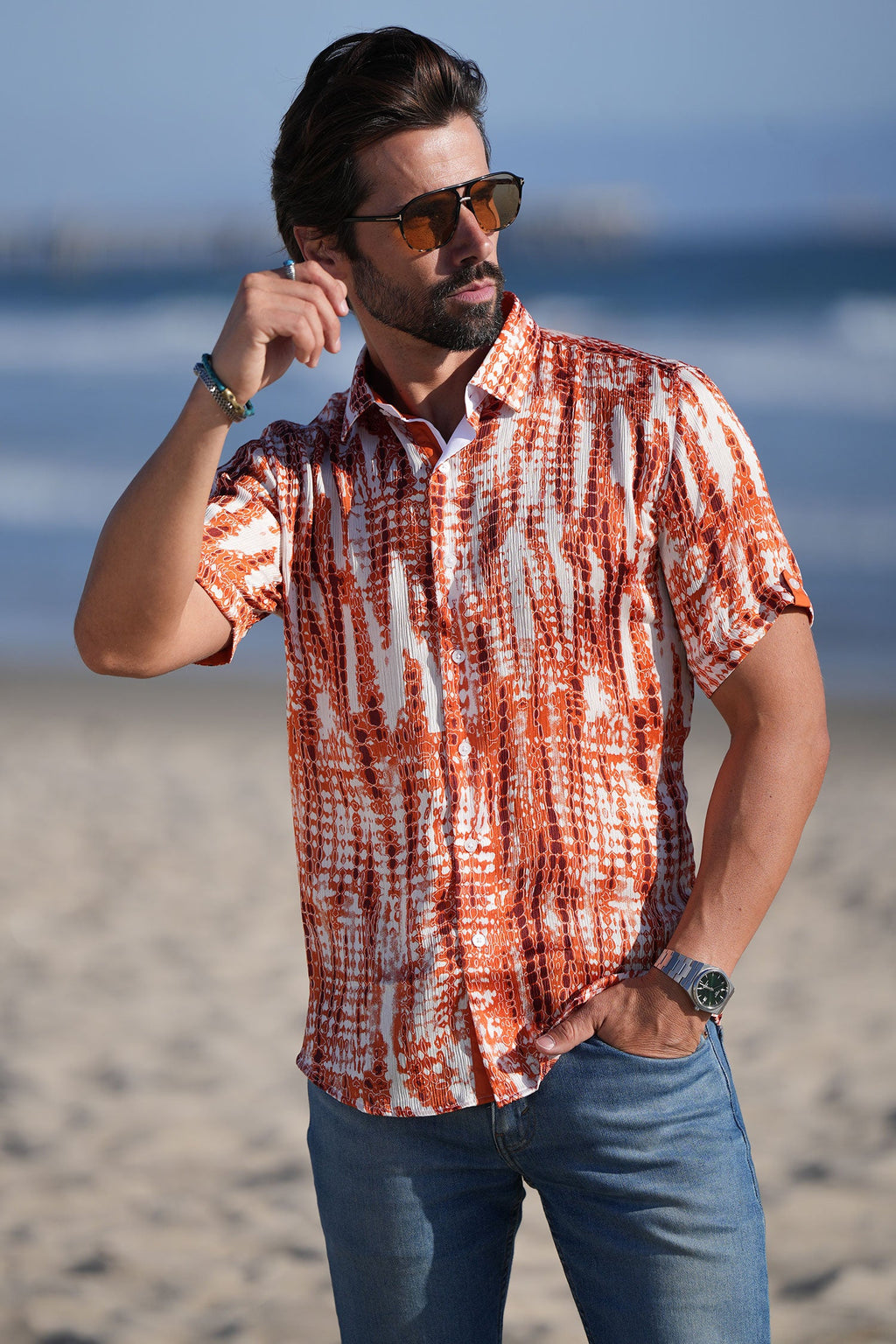 Flashy Fervor Short Sleeve Shirts