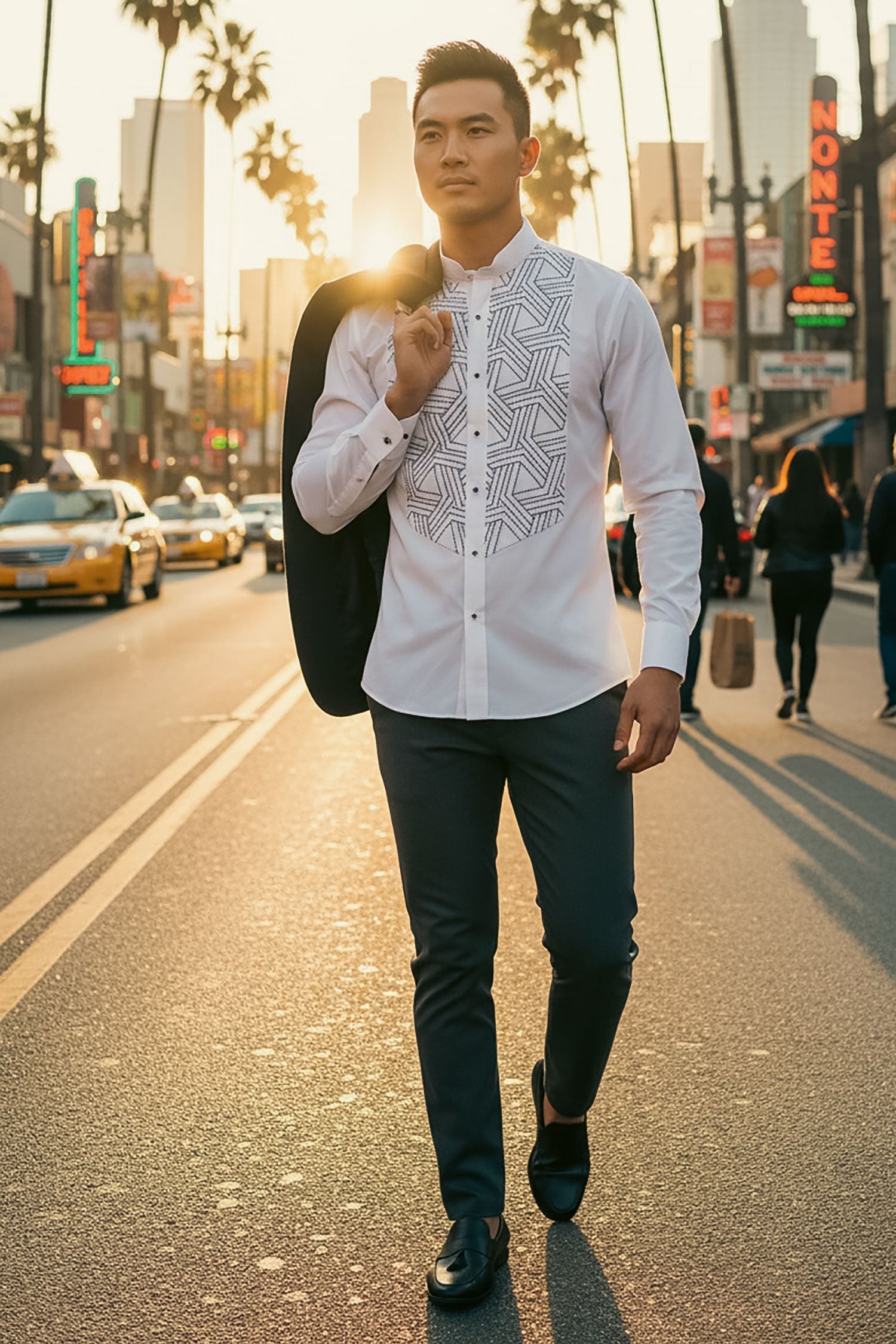 Sayagata Arrangement Long Sleeve Shirt