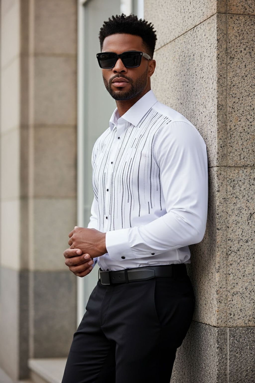 Lineament Outline Long Sleeve Shirt