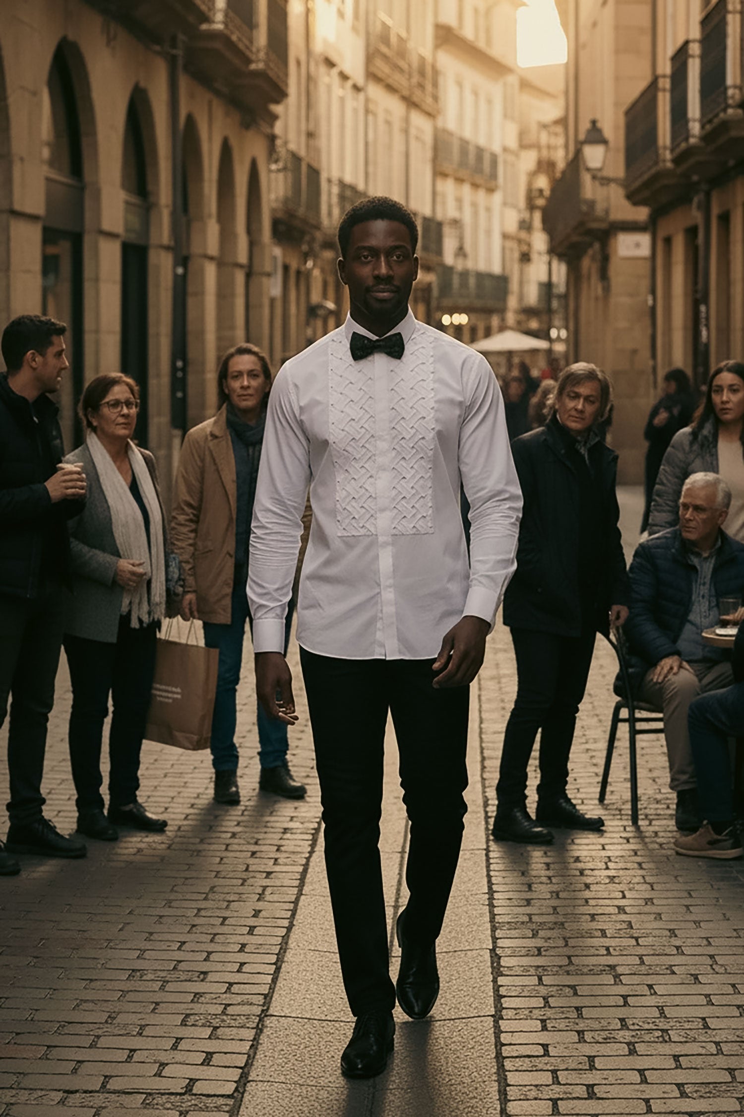 Weave Depiction Long Sleeve Shirt