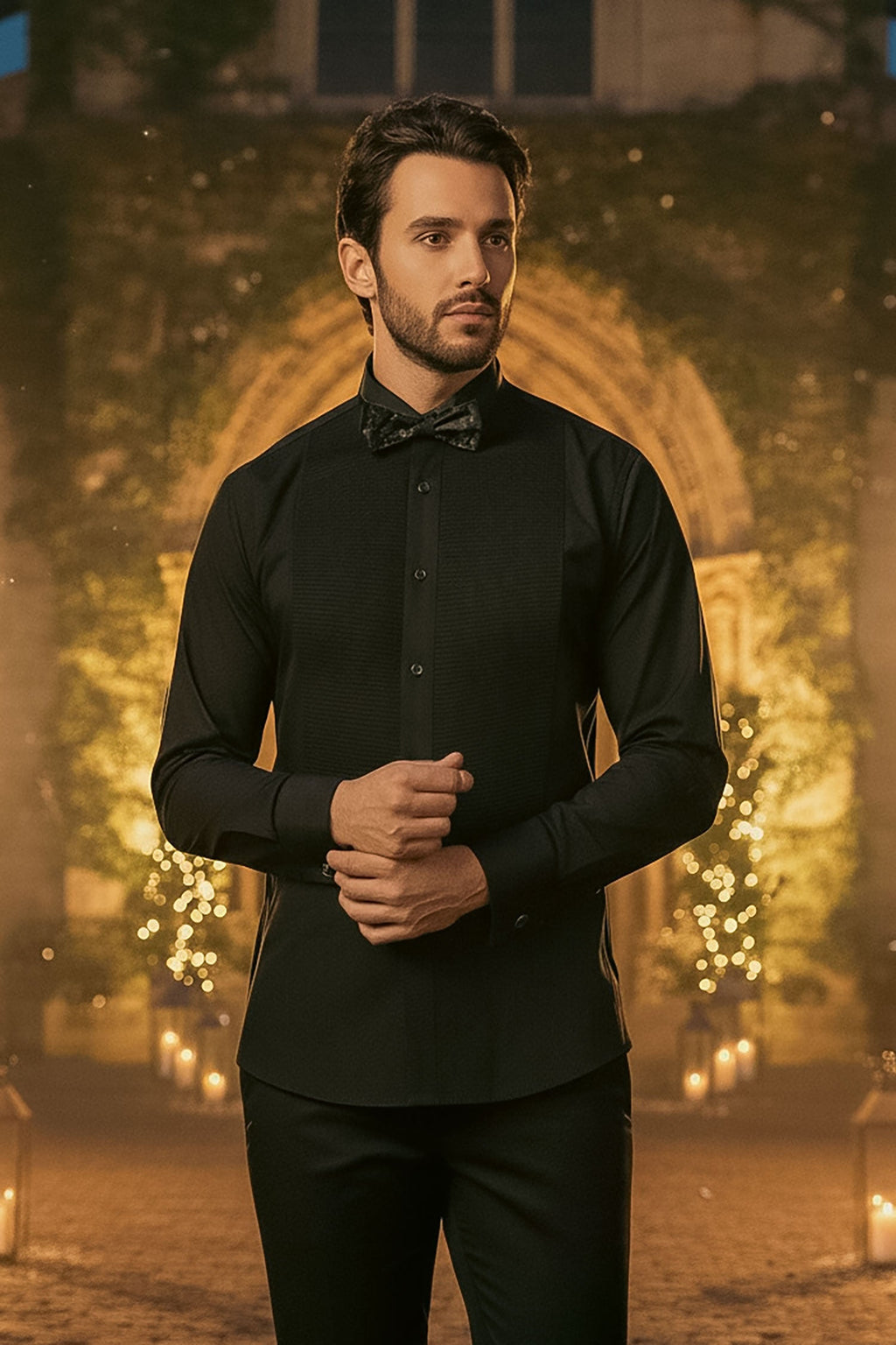 Stylish Mod Tuxedo Shirt