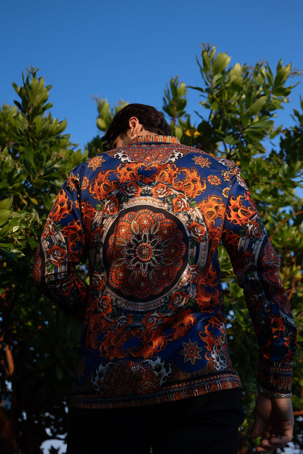 Party Spark Rhinestone Long Sleeve Shirt