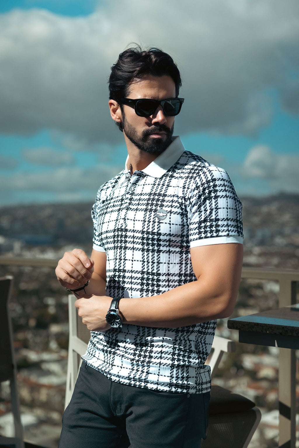 Manila Weave Polo Shirt