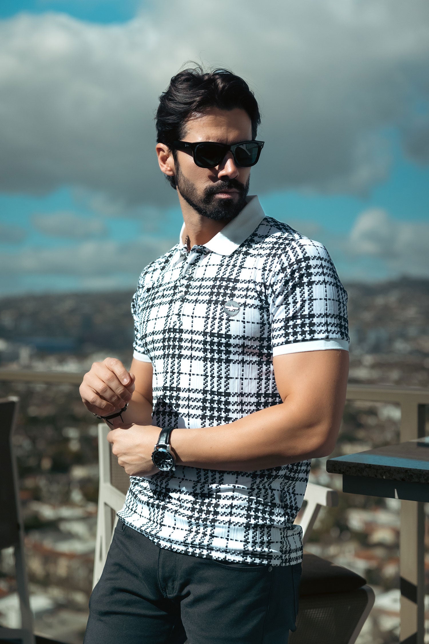 Manila Weave Polo Shirt