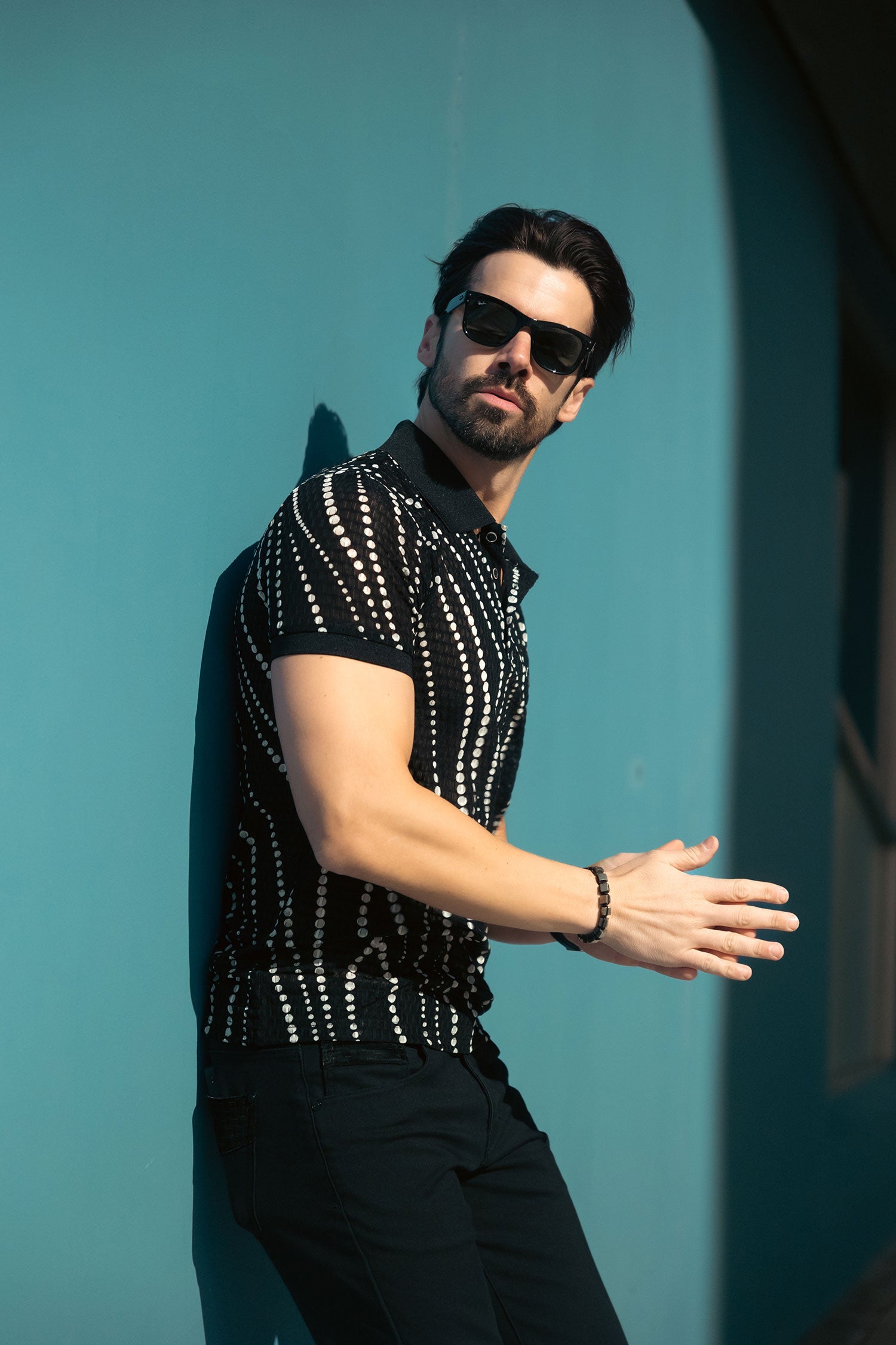 Lisbon Polka Dots Polo Shirt