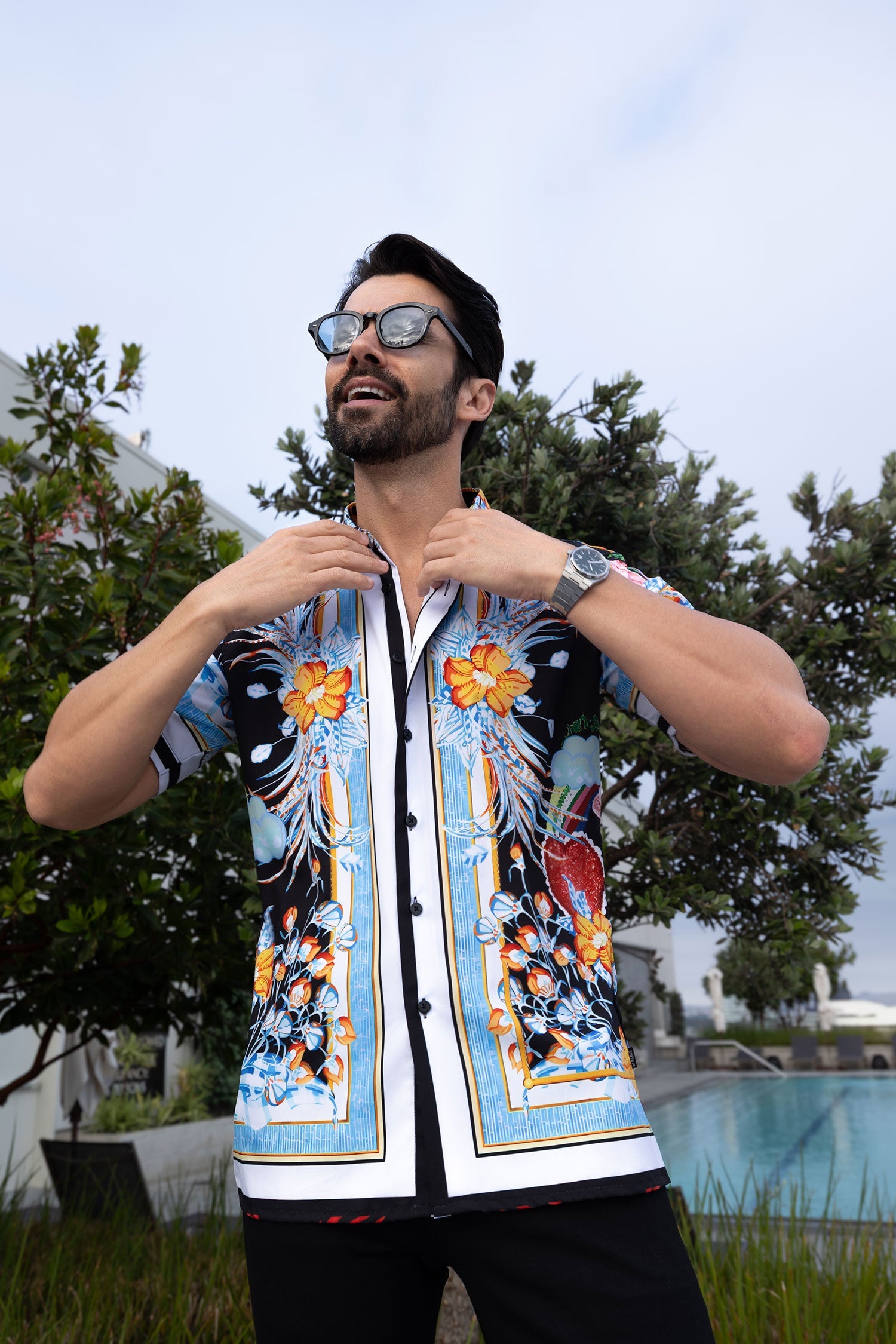 Flossy Novelty Short Sleeve Shirt