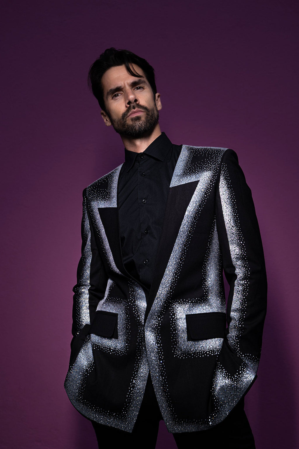 Chiba Rhinestone Blazer