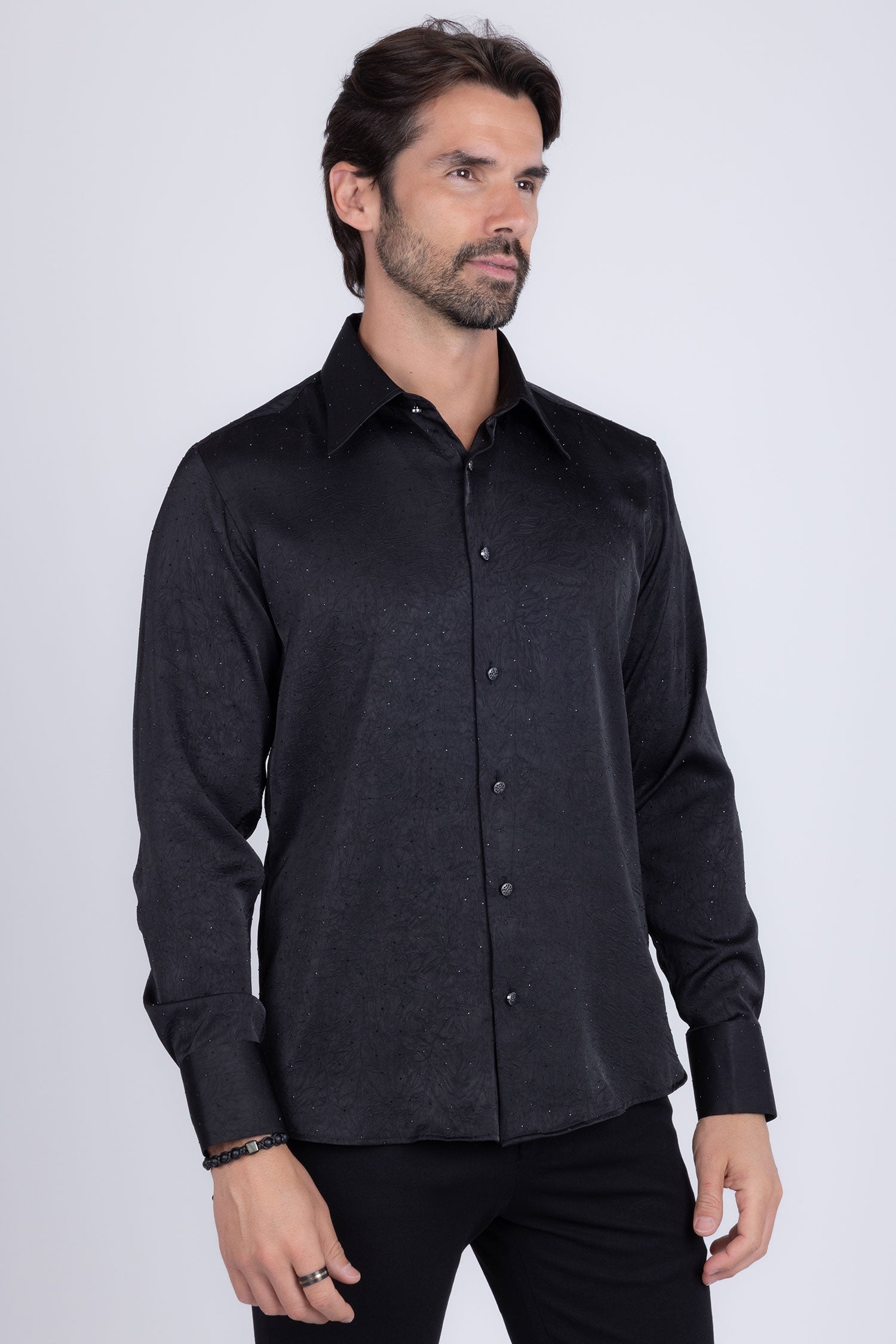 Cana Rhinestones Long Sleeve Shirt