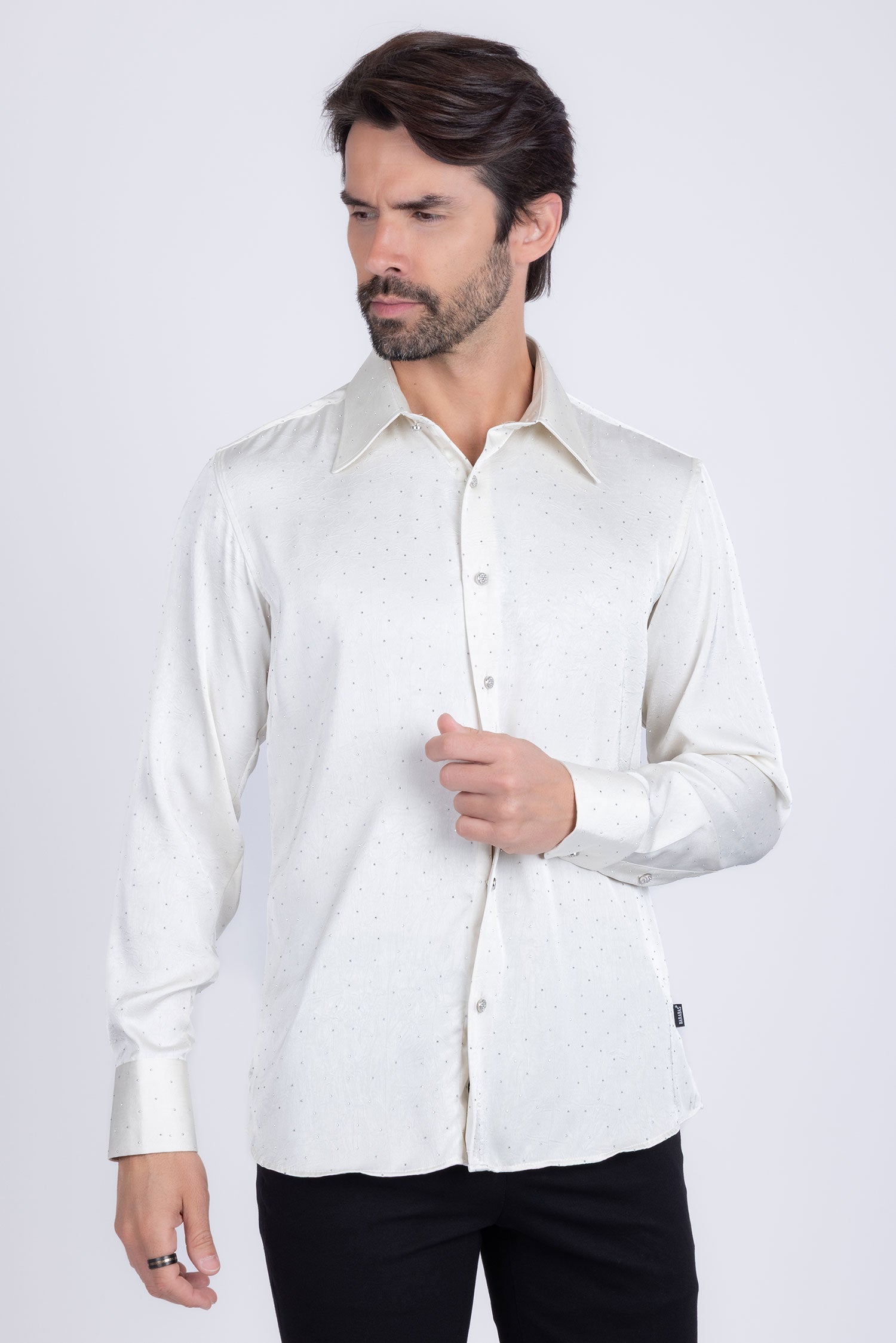 Cana Rhinestones Long Sleeve Shirt