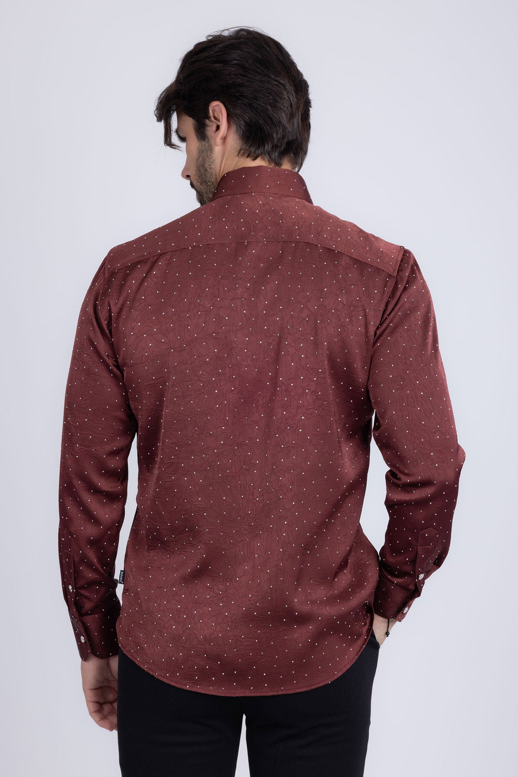 Cana Rhinestones Long Sleeve Shirt