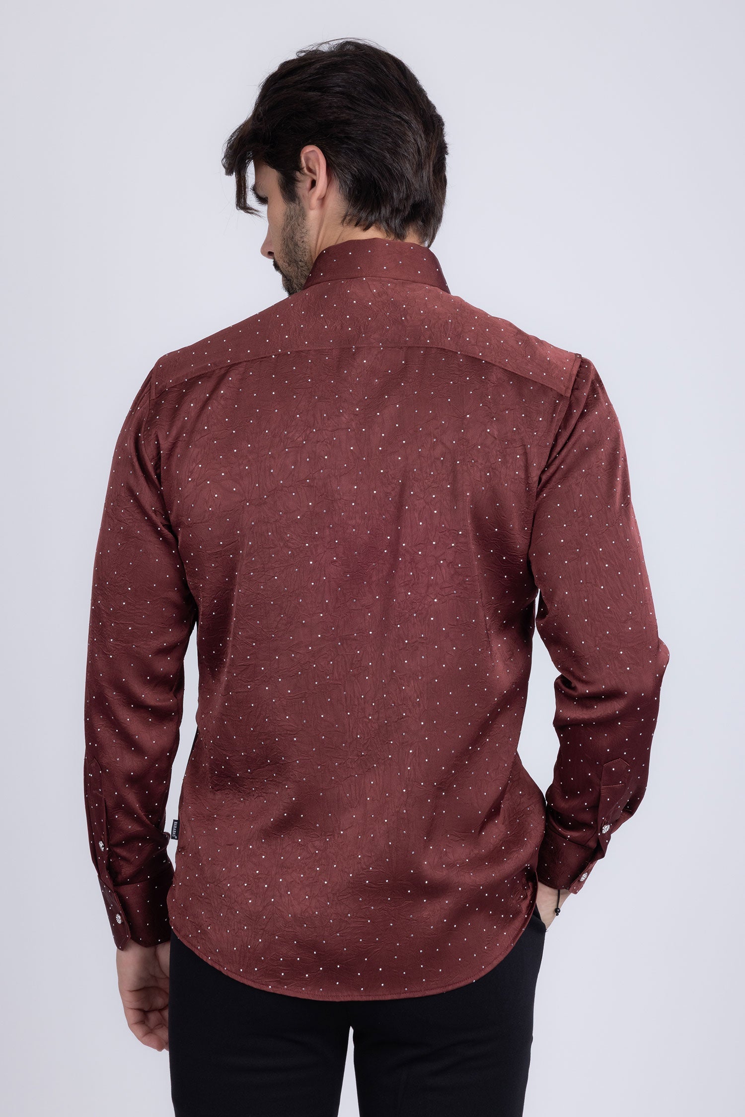 Cana Rhinestones Long Sleeve Shirt