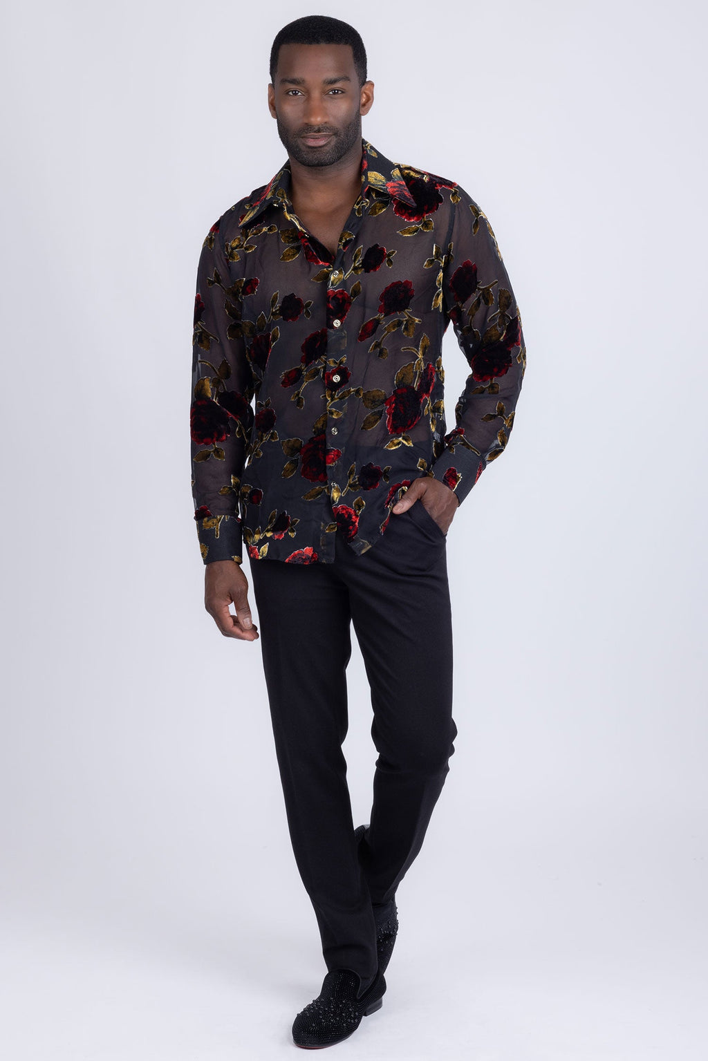 Gran Roses Long Sleeve Shirt
