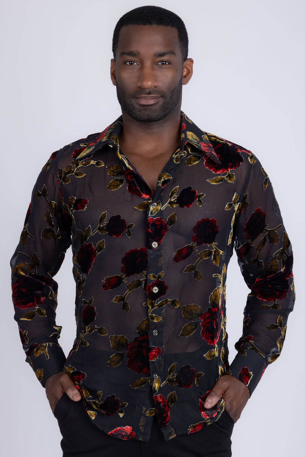 Gran Roses Long Sleeve Shirt