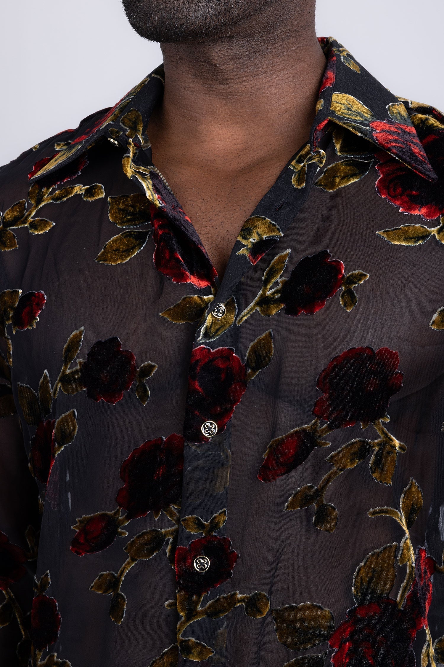 Gran Roses Long Sleeve Shirt