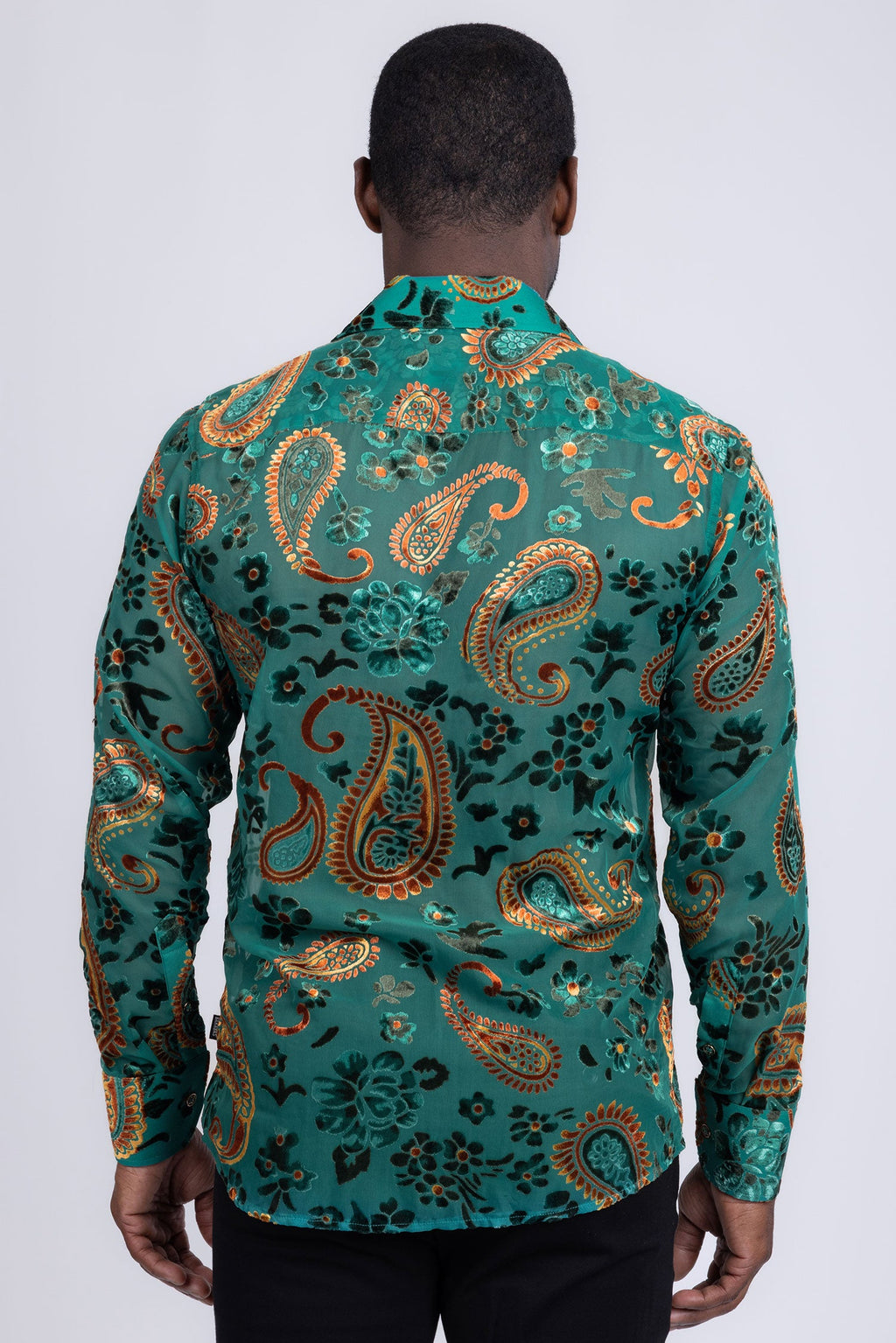 Bund Paisley Long Sleeve Shirt