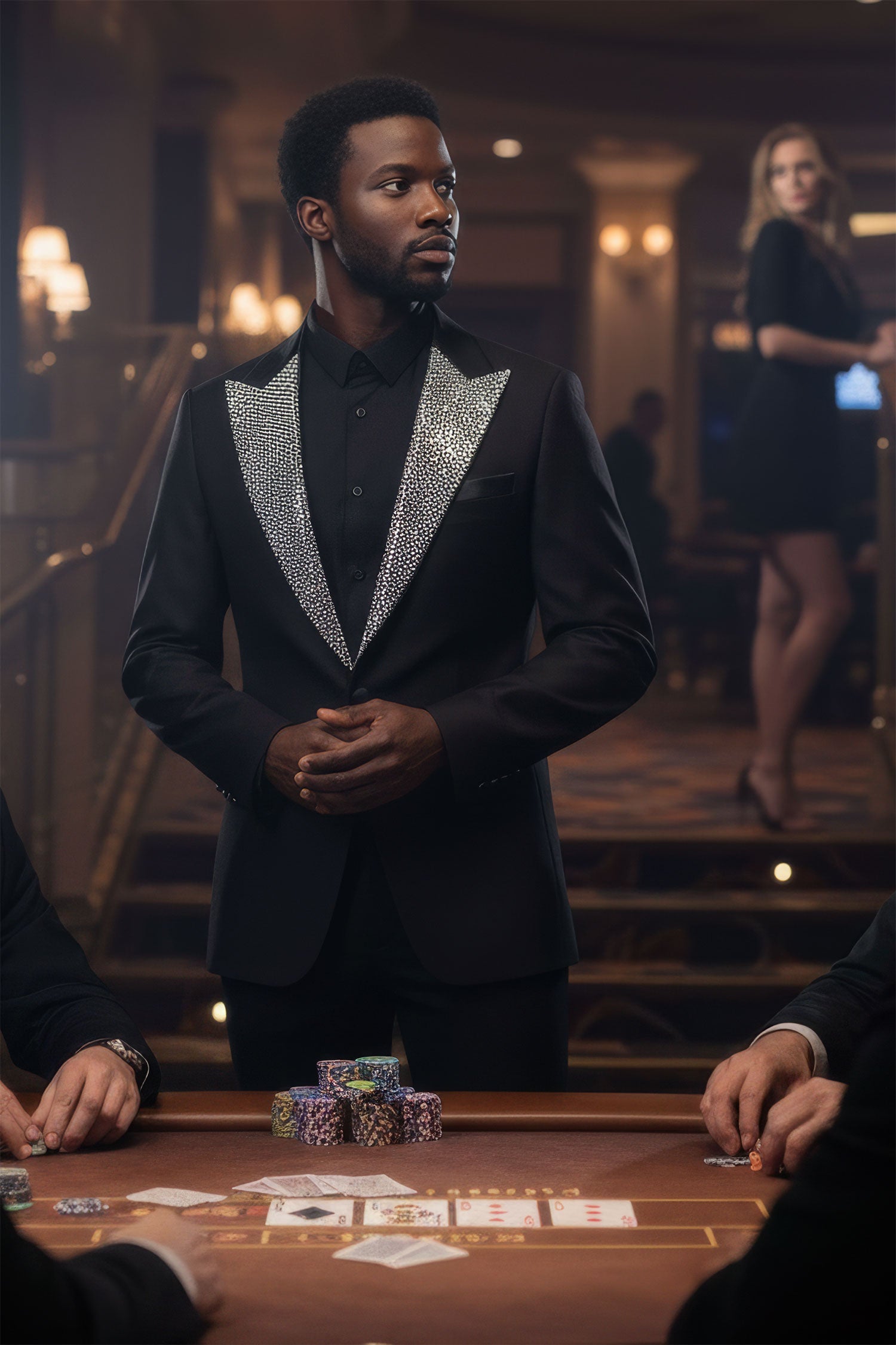 Halong Rhinestone Blazer