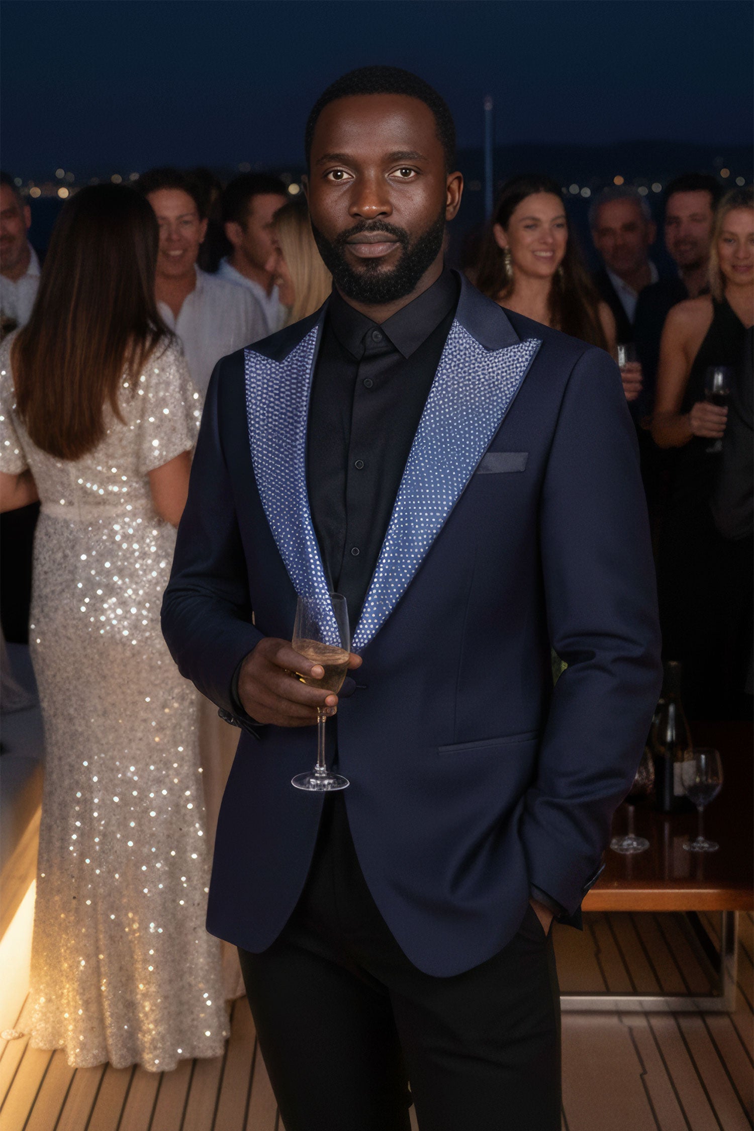 Halong Rhinestone Blazer