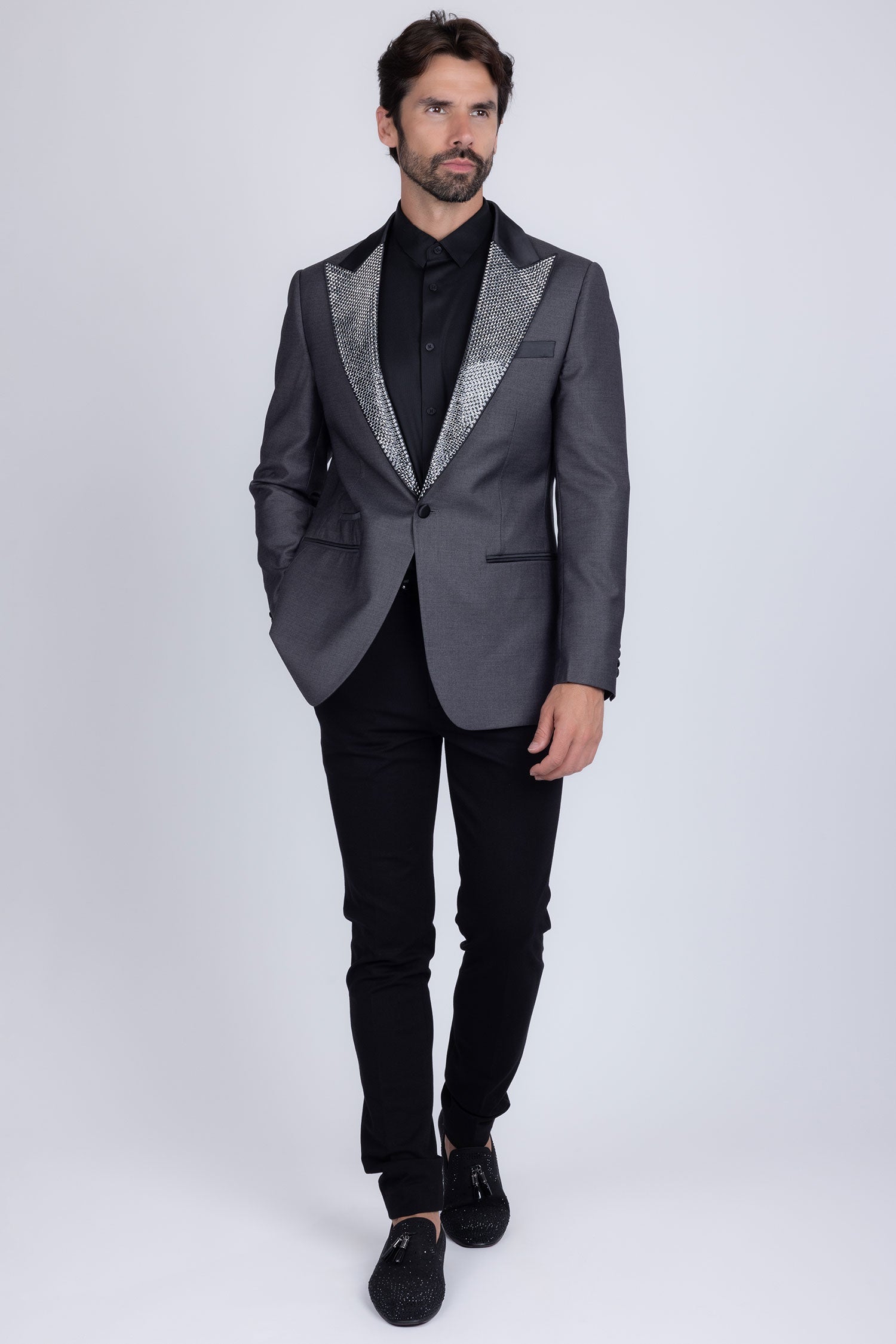 Halong Rhinestone Blazer