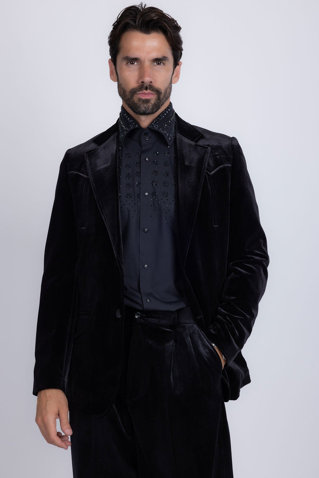 Bucharest Velvet Blazer