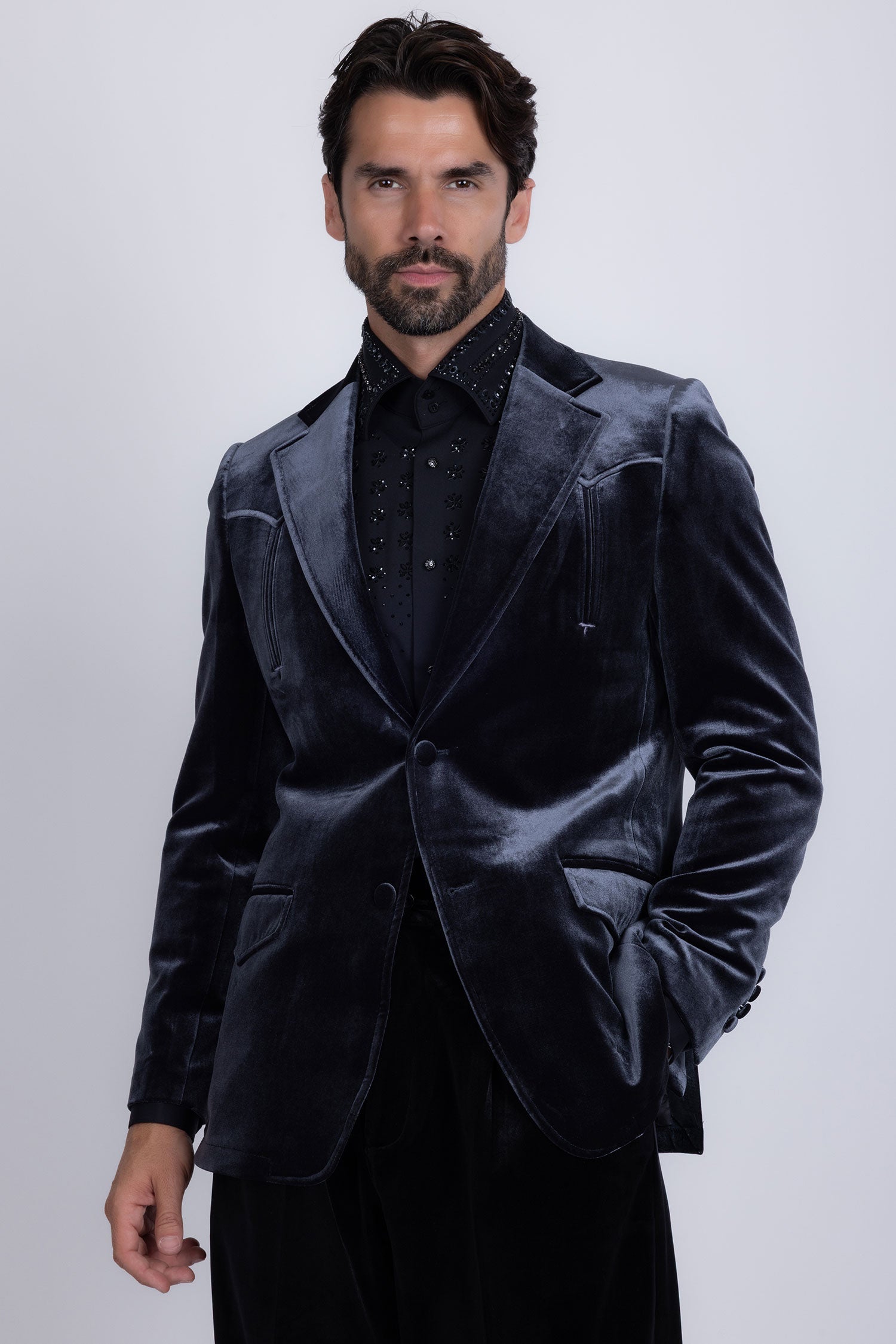 Bucharest Velvet Blazer