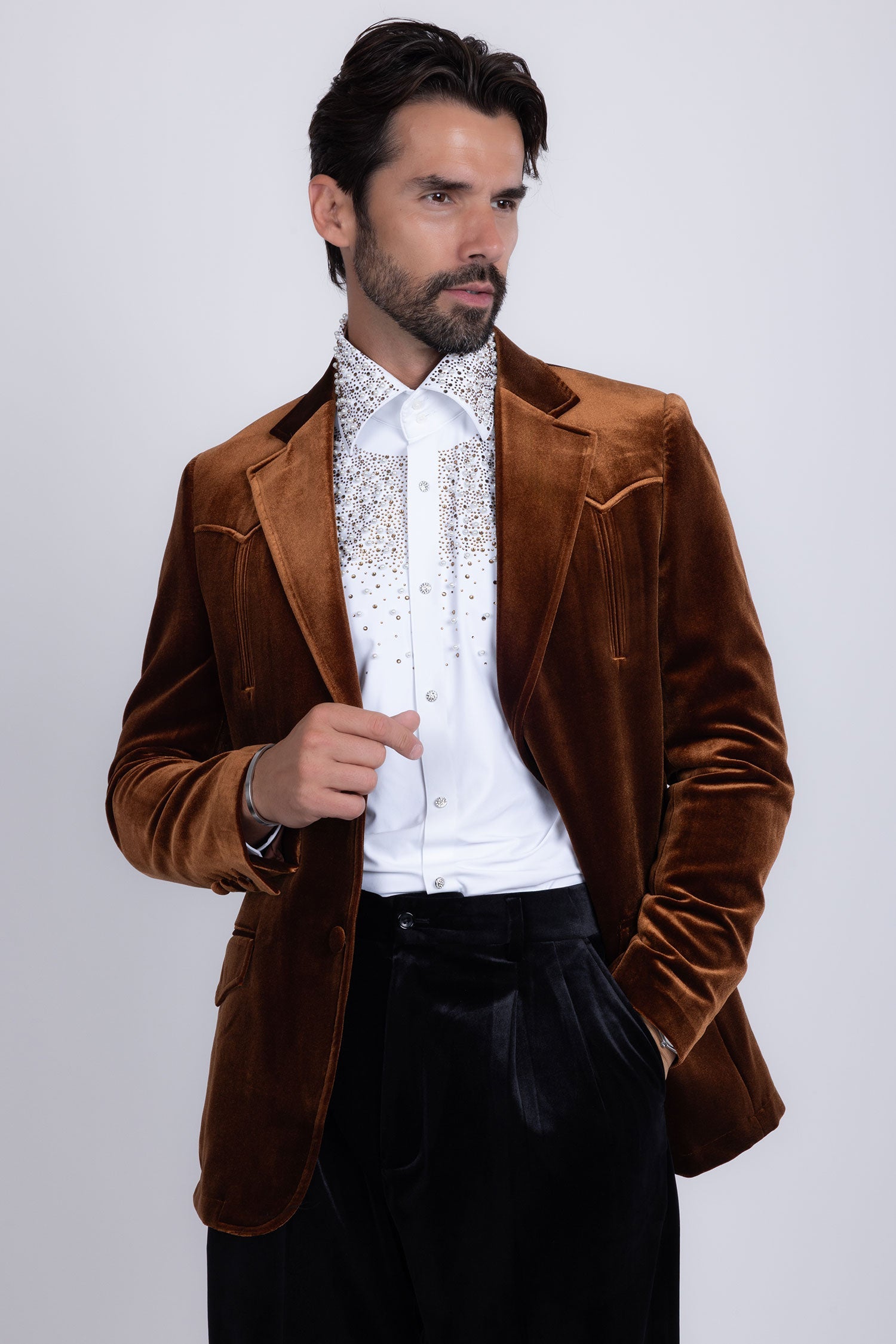 Bucharest Velvet Blazer