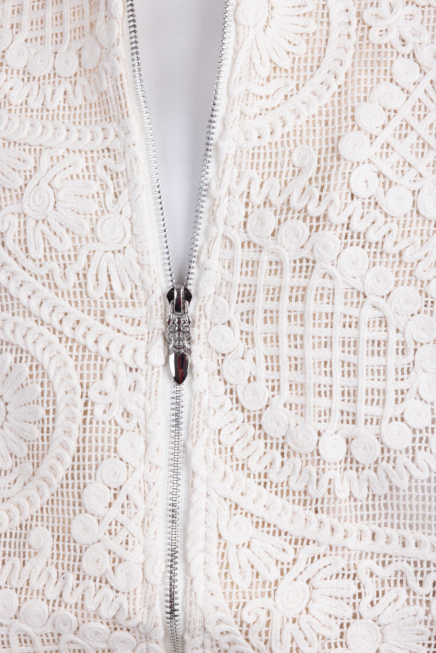 Pune Crochet Bomber Jacket