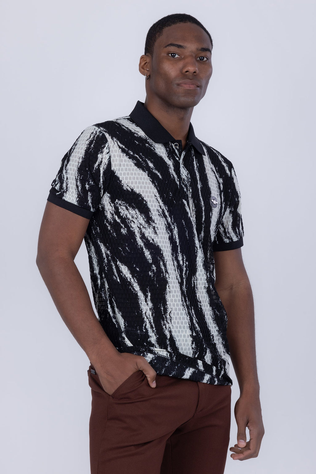 Dotonbori Abstract Polo Shirt